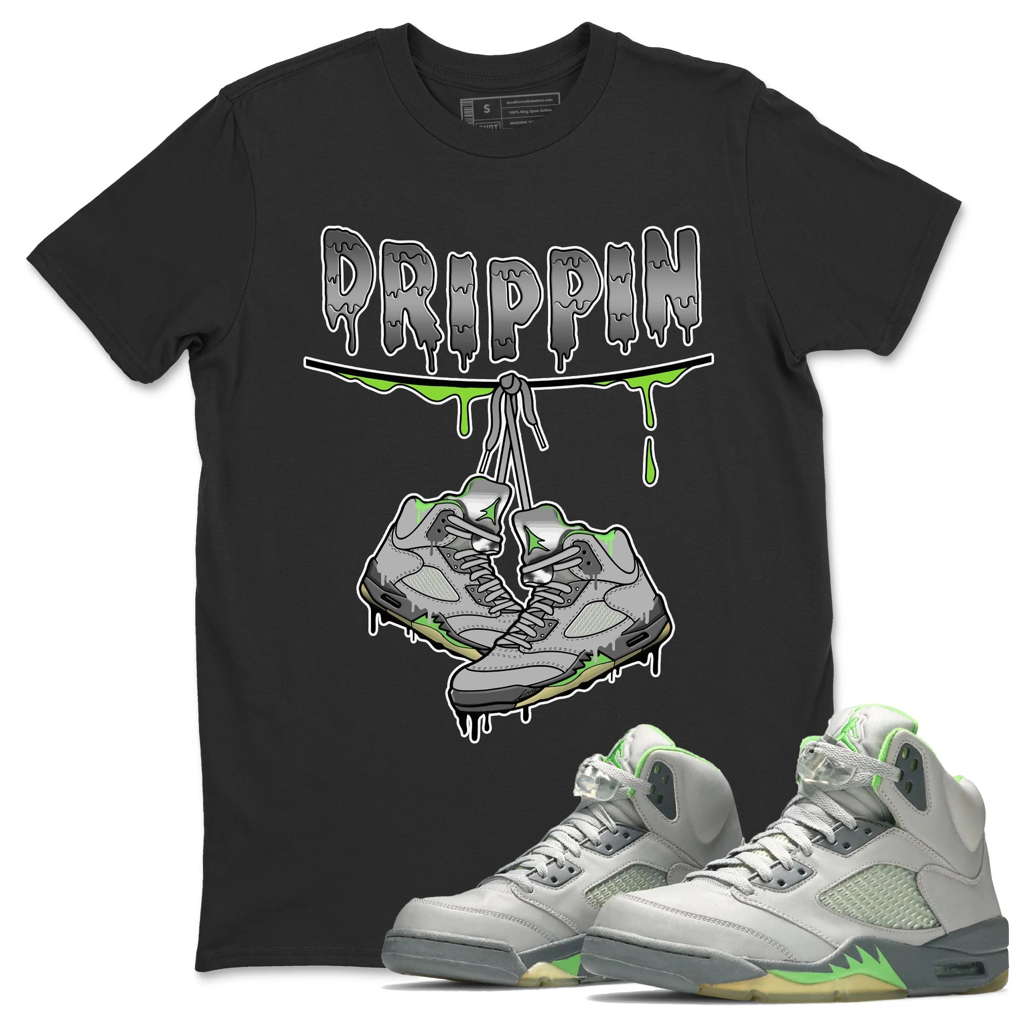 Drippin Unisex Tops - Air Jordan 5 Green Bean