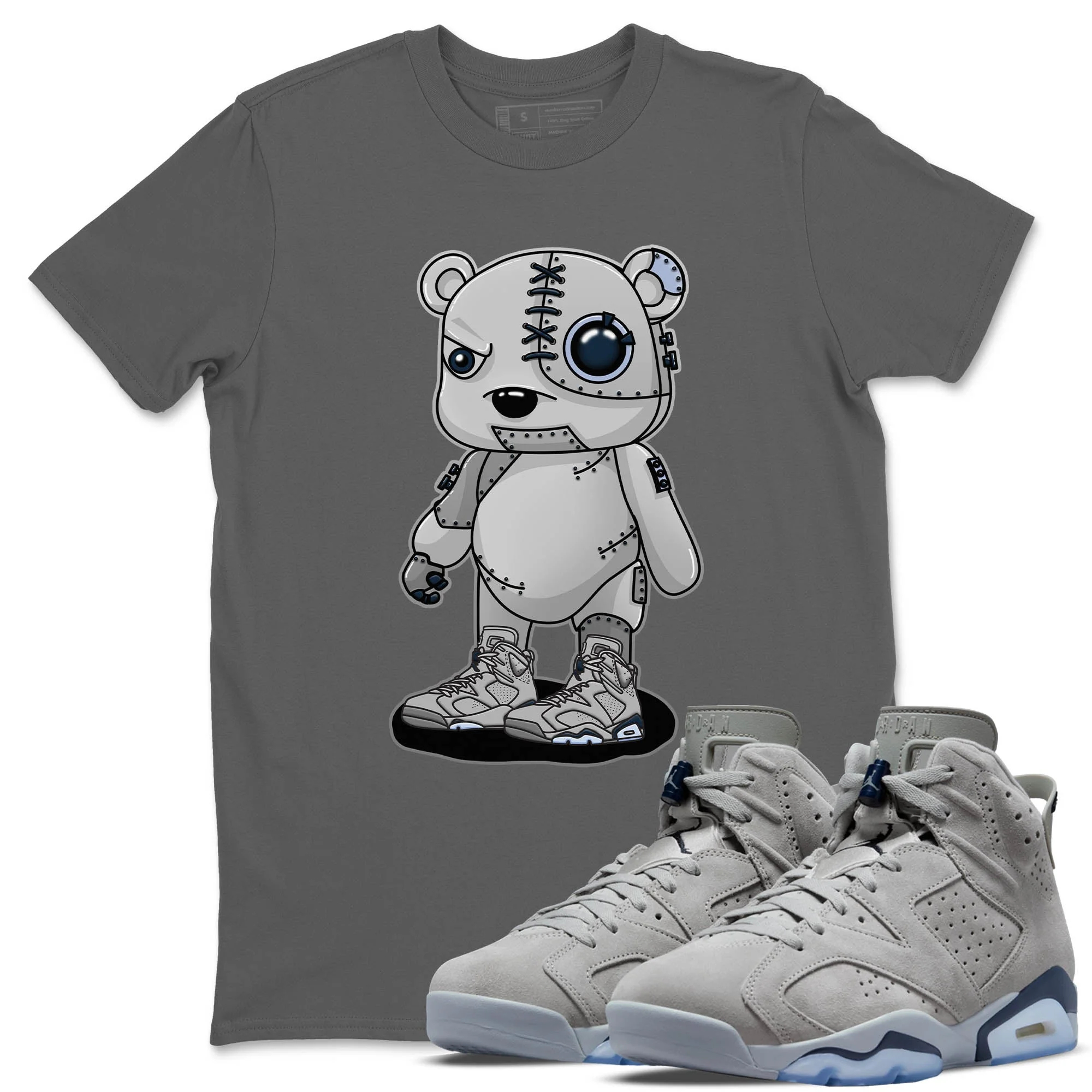 Cyborg Bear Unisex Tops - Air Jordan 6 Georgetown