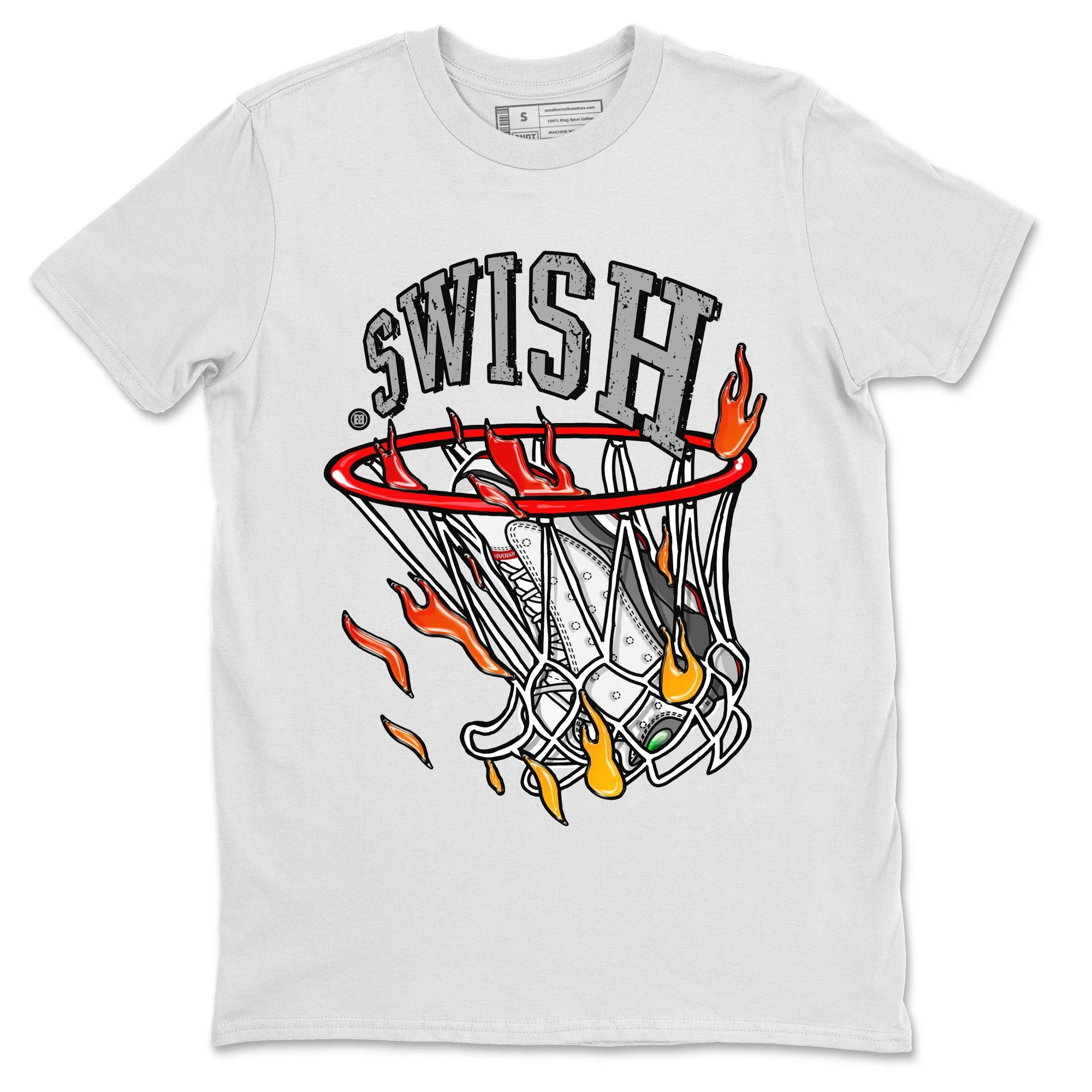 Basketball Hoop Unisex Tops - Air Jordan 13 Wolf Grey