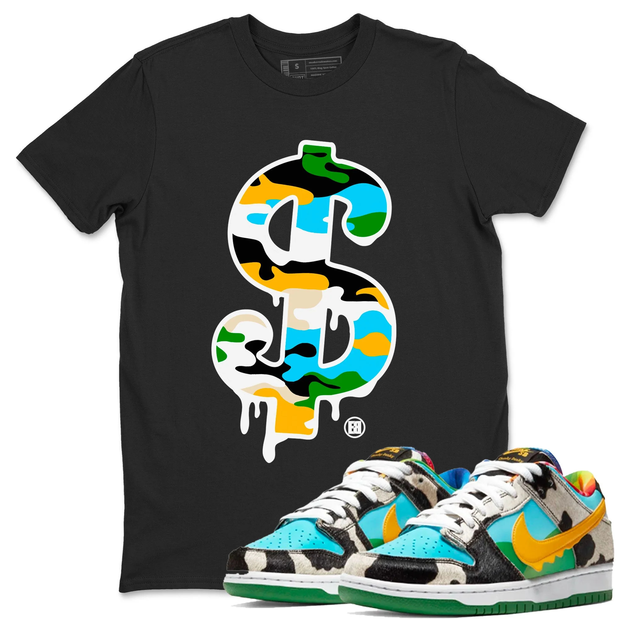 Dollar Camo Sneaker Tee - Dunk Chunky Dunky