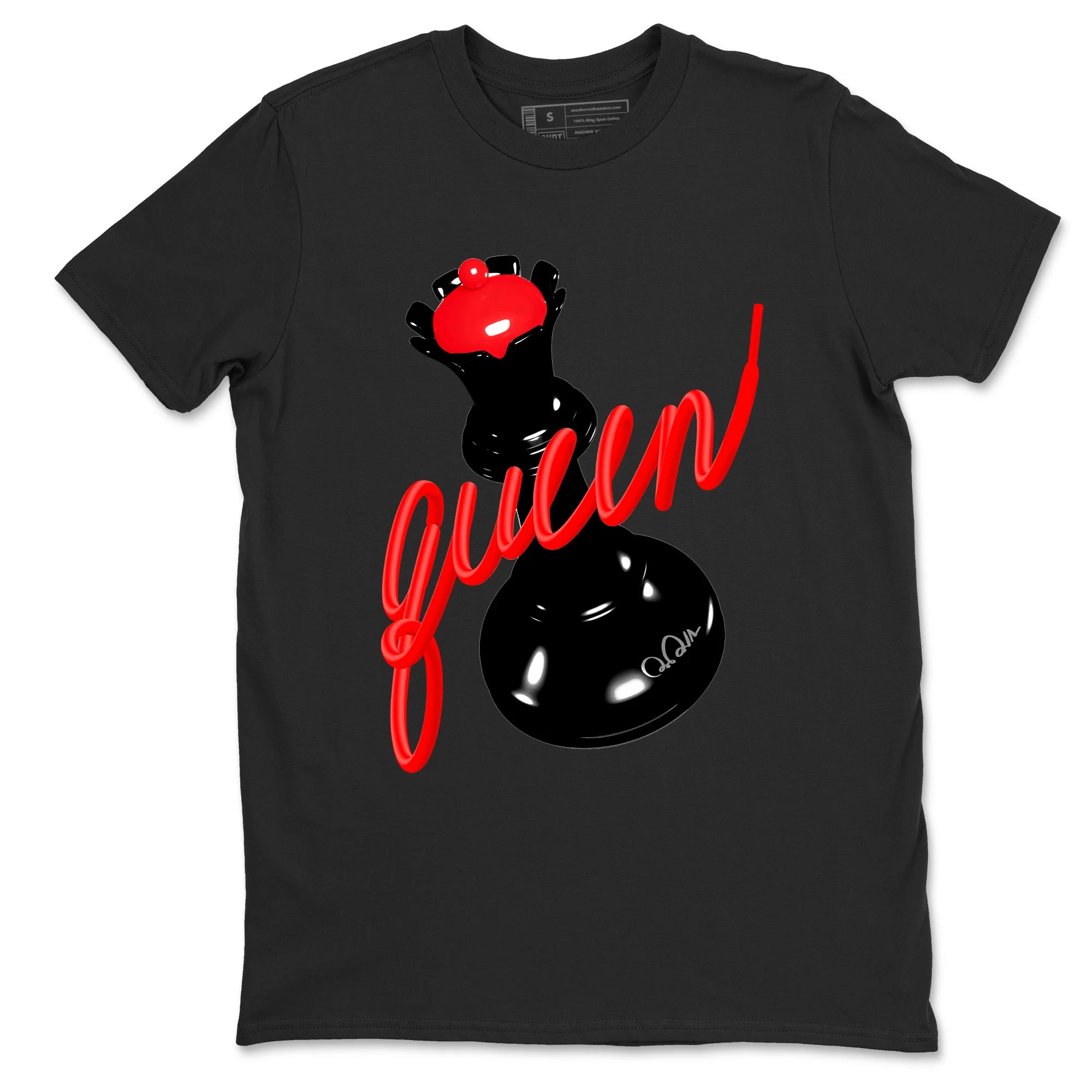 3D Queen Sneaker Tees - Air Jordan 6 Reverse Infrared