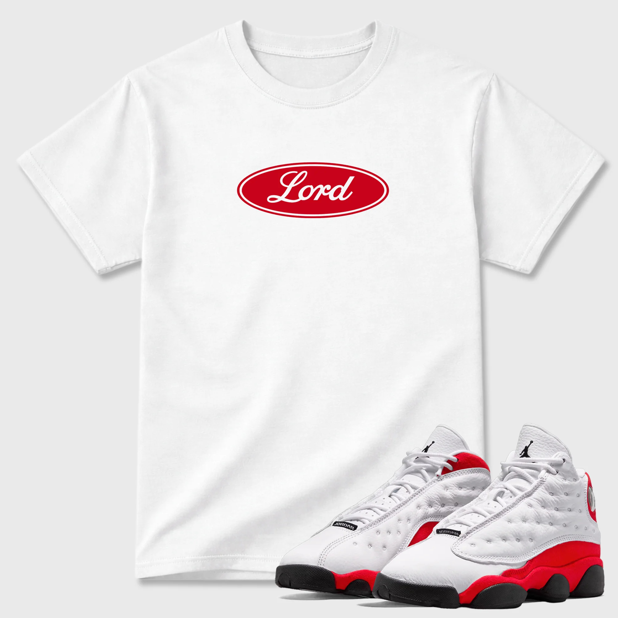 Lord Sneaker Tees - Air Jordan 13 University Red