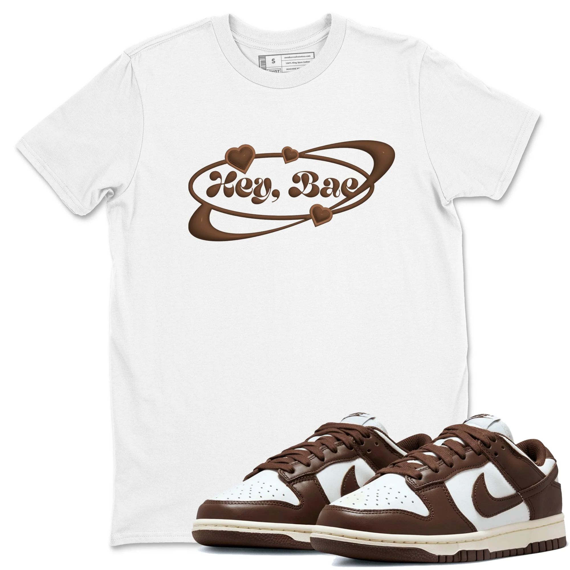 Hey Bae Sneaker Tee - Dunk Cacao Wow
