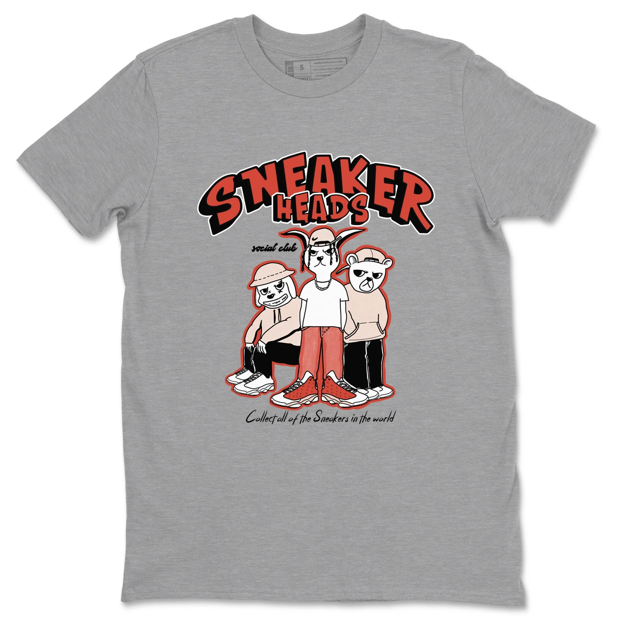 Sneakerheads Social Club Sneaker Tees - Air Jordan 13 Dune Red