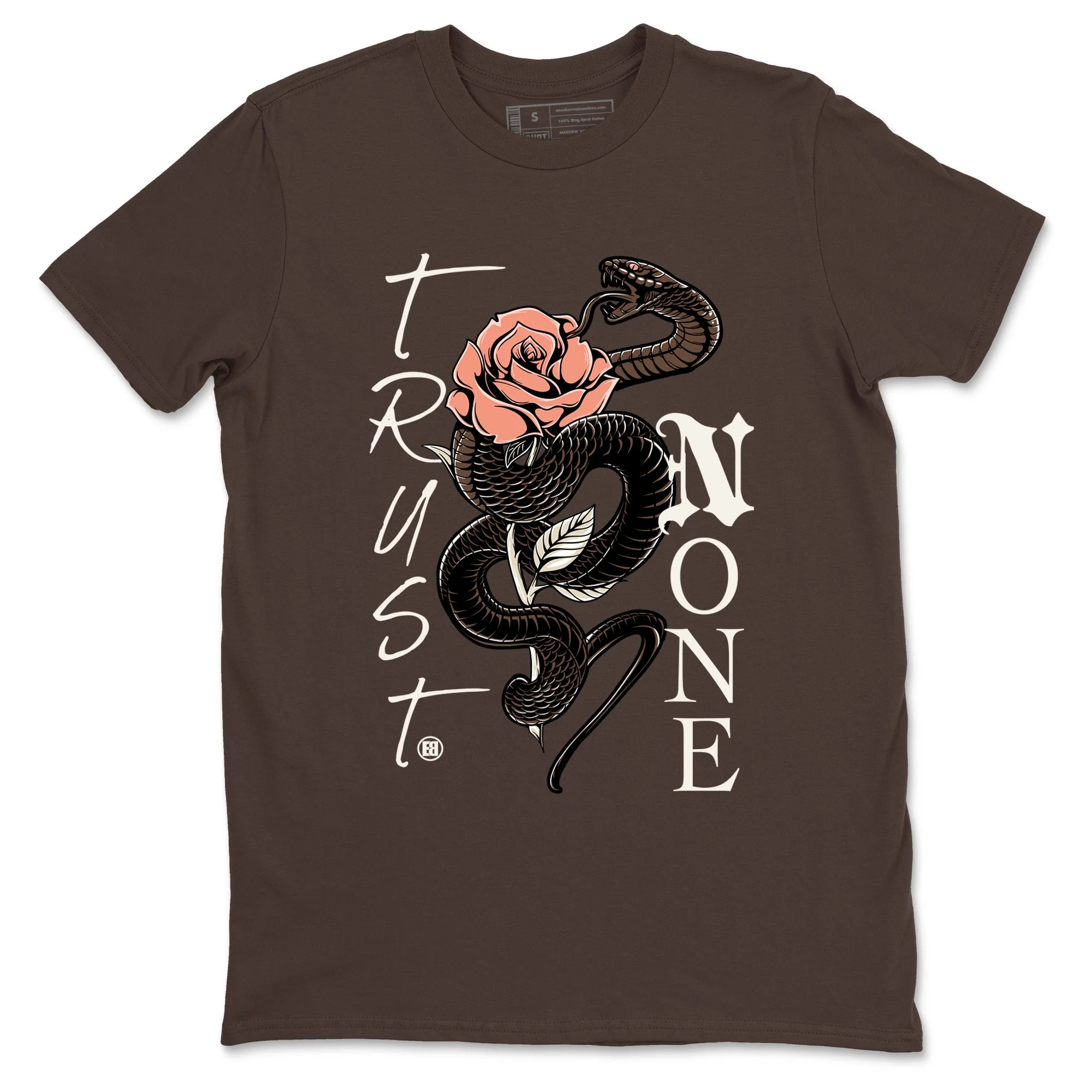 Trust None Sneaker Tees - Air Jordan 1 Baroque Brown