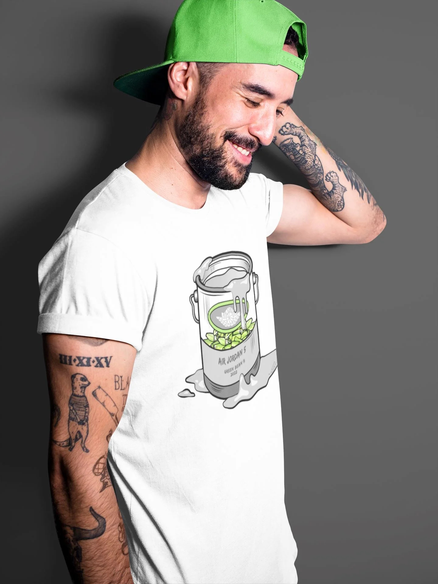 Bucket Unisex Tops - Air Jordan 5 Green Bean