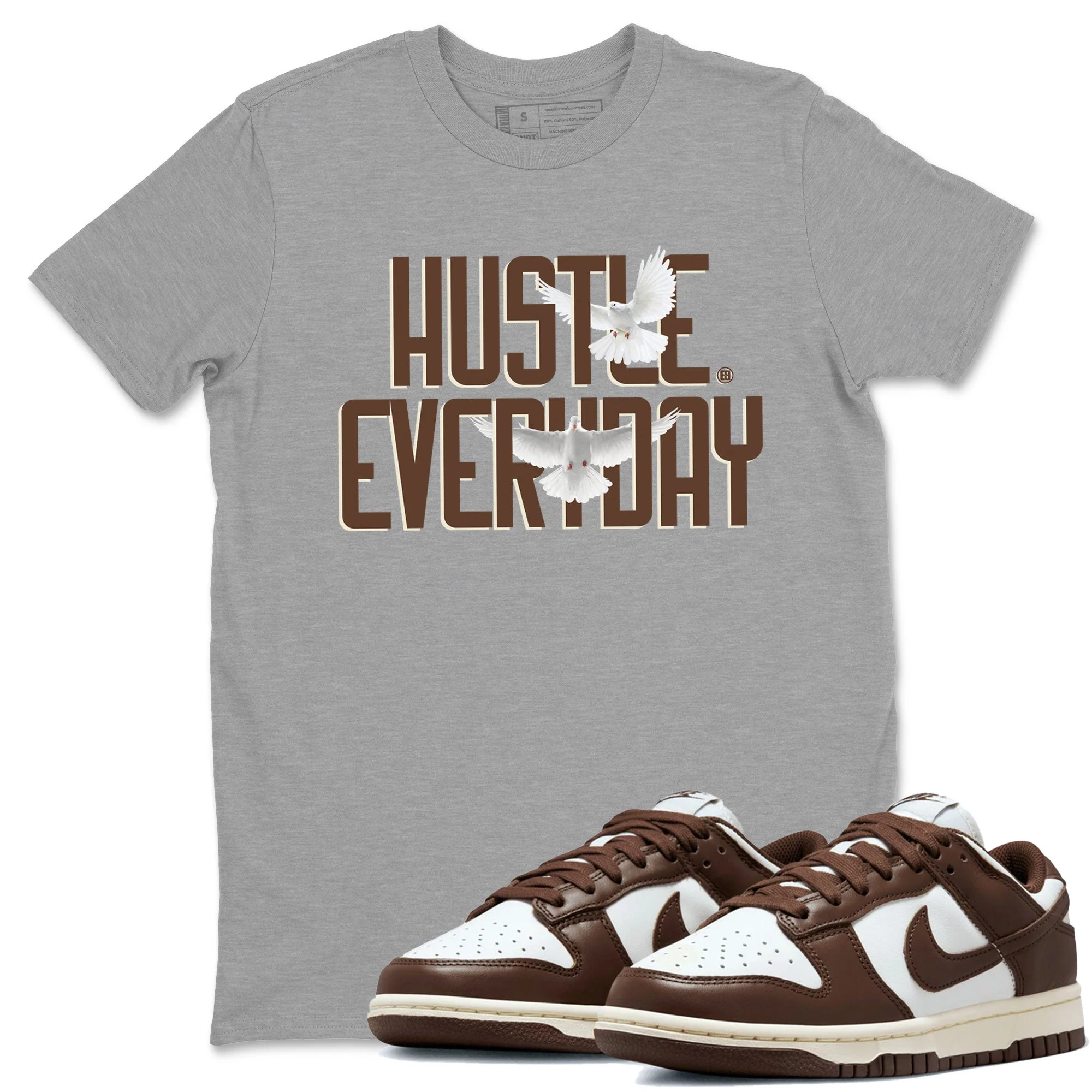 Daily Hustle Sneaker Tee - Dunk Cacao Wow