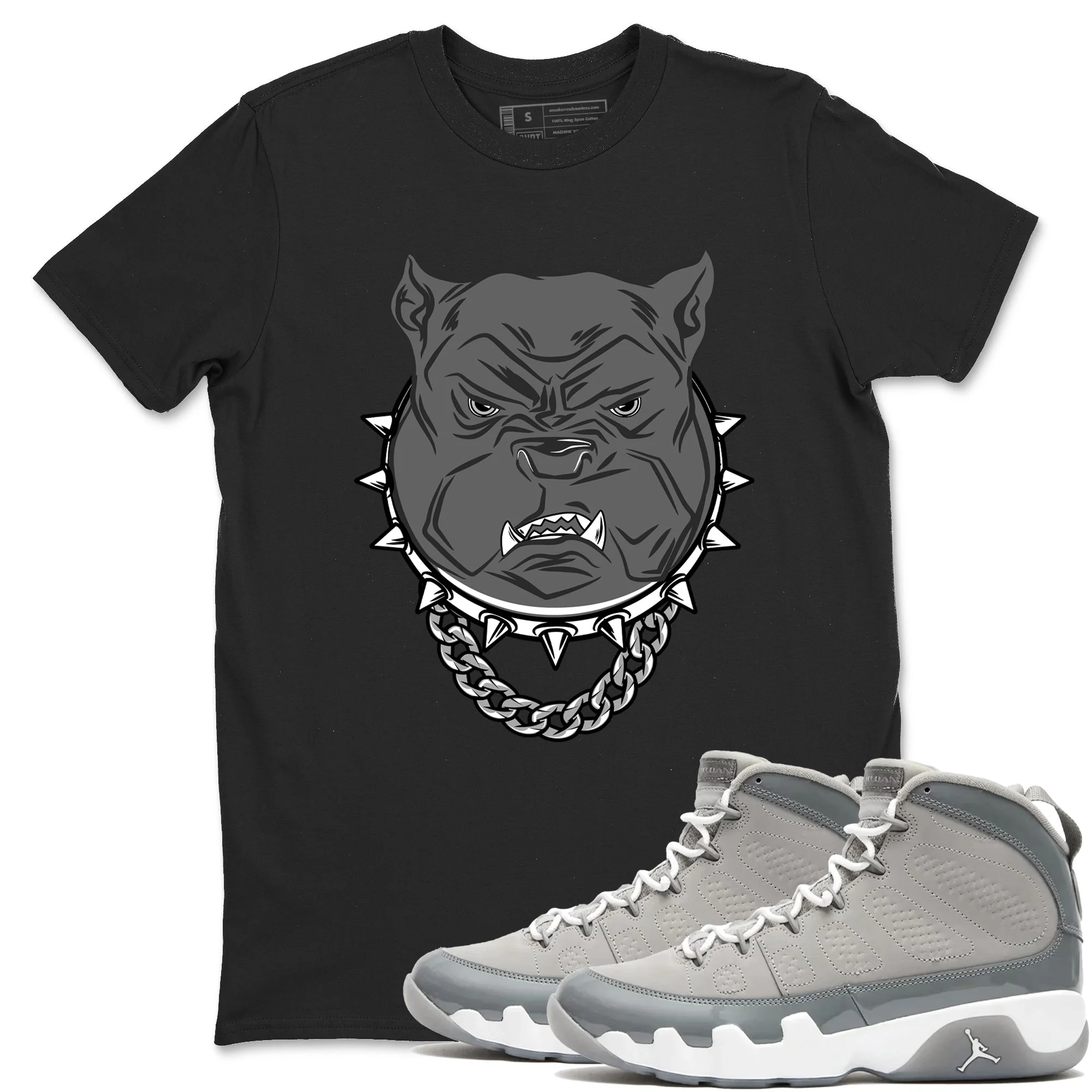 Angry Bulldog Sneaker Tees - Air Jordan 9 Cool Grey