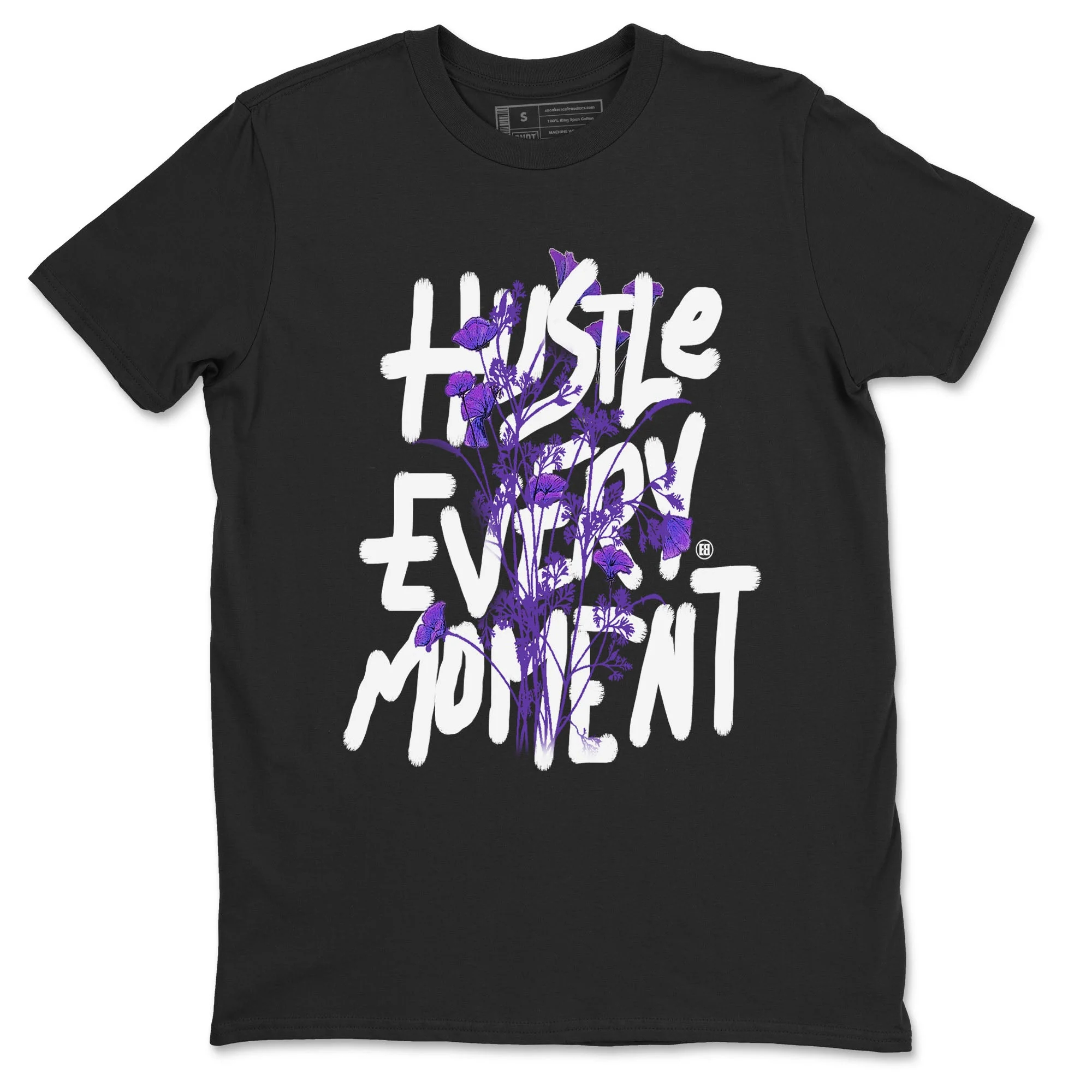Hustle Every Moment Sneaker Tees - Dunk Low Court Purple