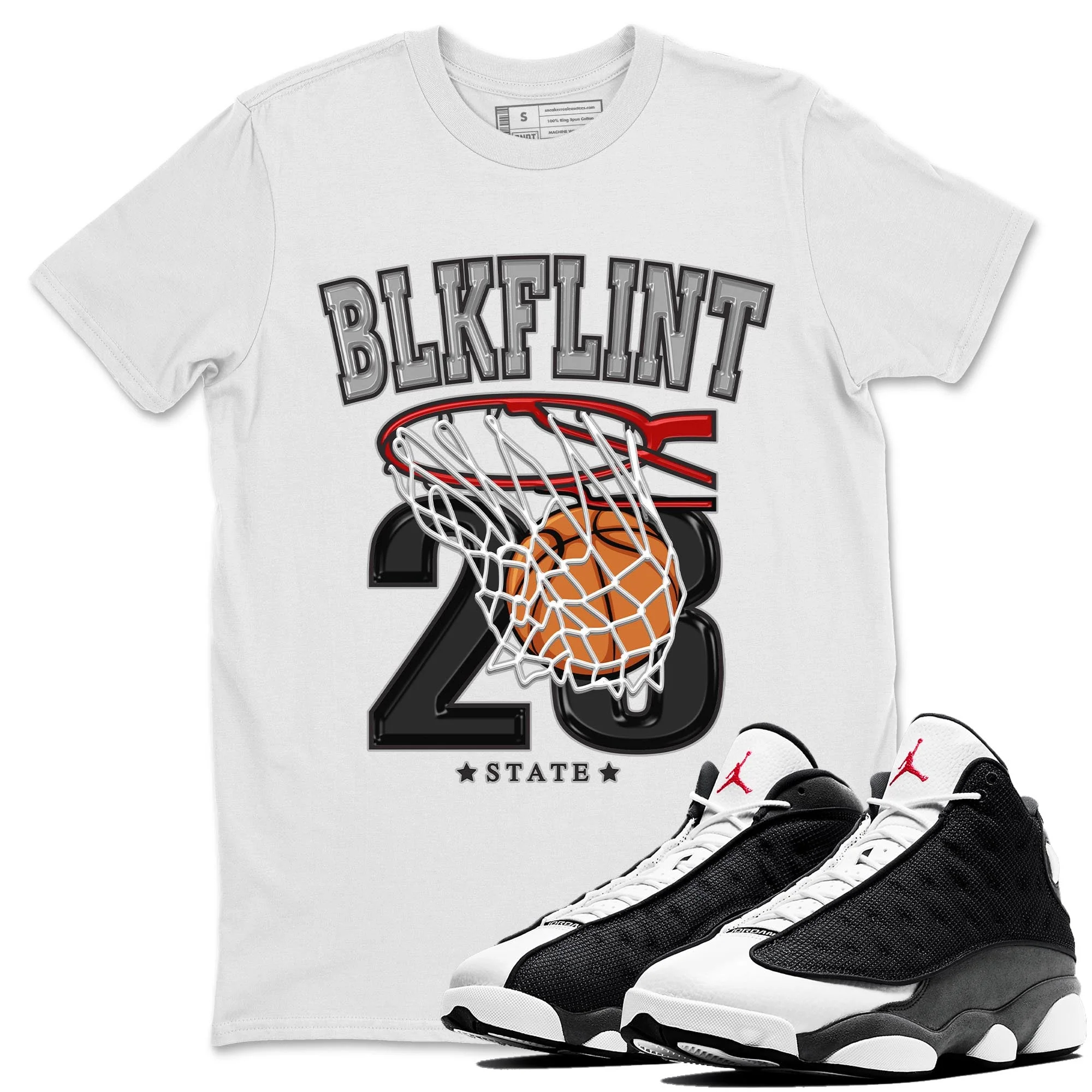 Basketball Unisex Tops - Air Jordan 13 Black Flint