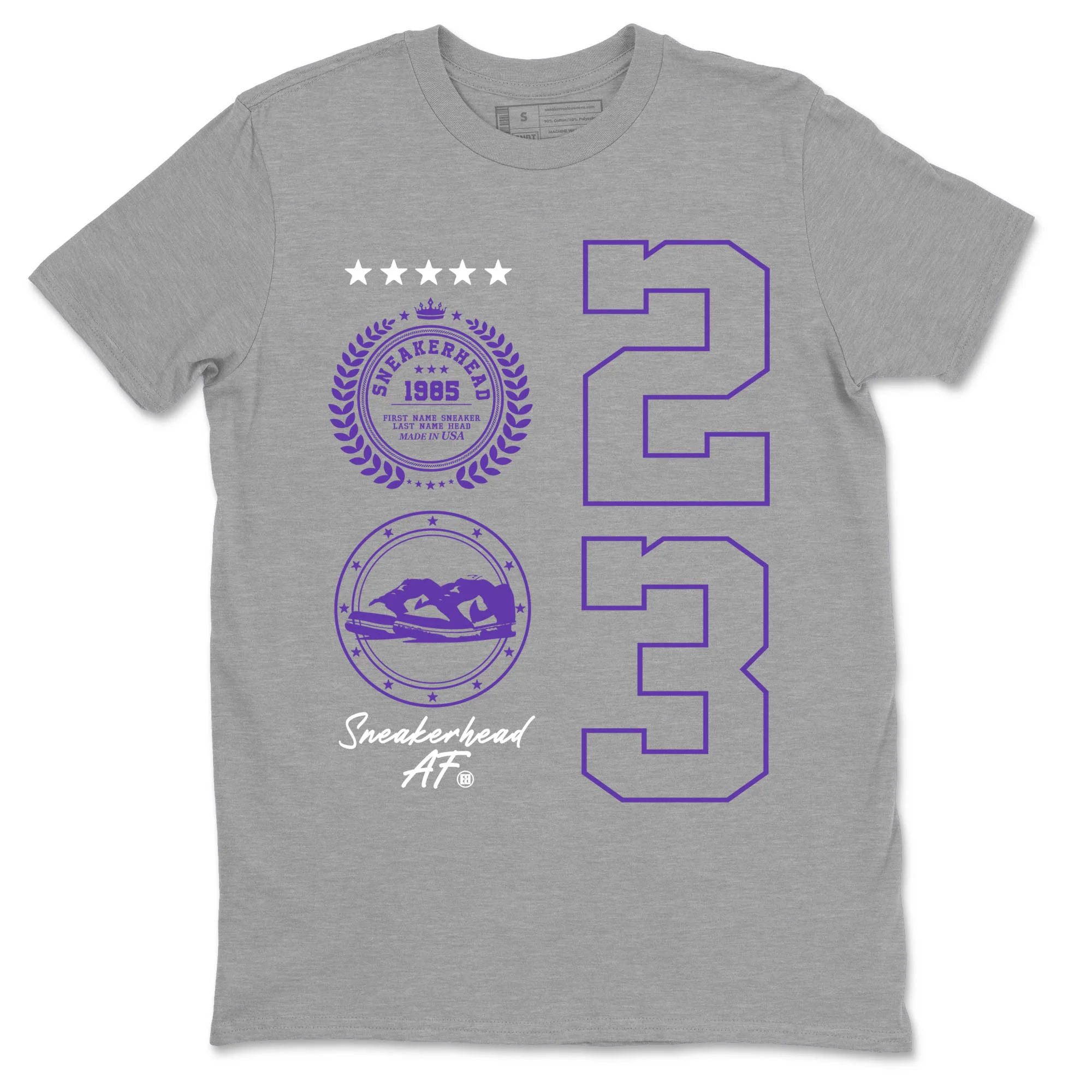 Sneaker Emblem Sneaker Tees - Dunk Low Court Purple
