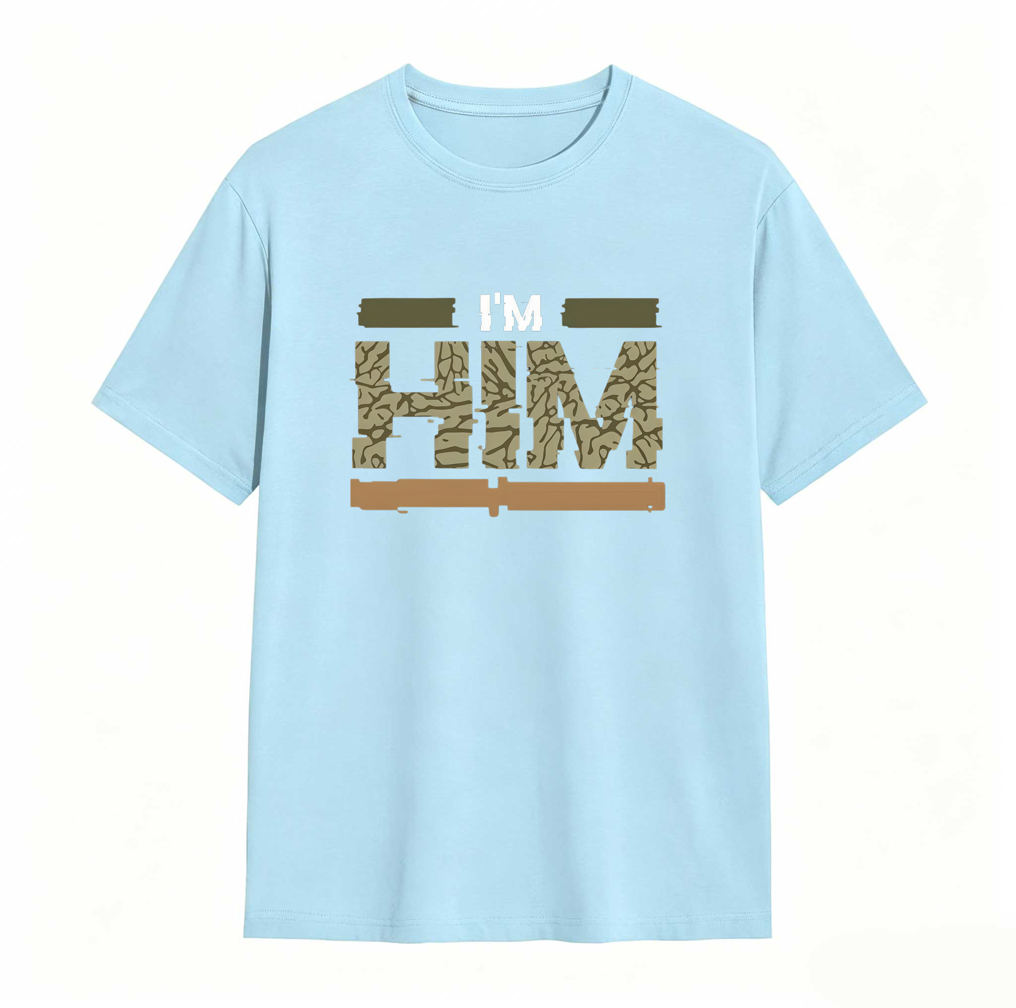 I'm HIM Sneaker Tee - Jordan 3 Family Affair Medium Olive Matching Sneaker Tee Shirt, Shirt To Match Jordan 3 Olive, Sneaker Graphic Tee