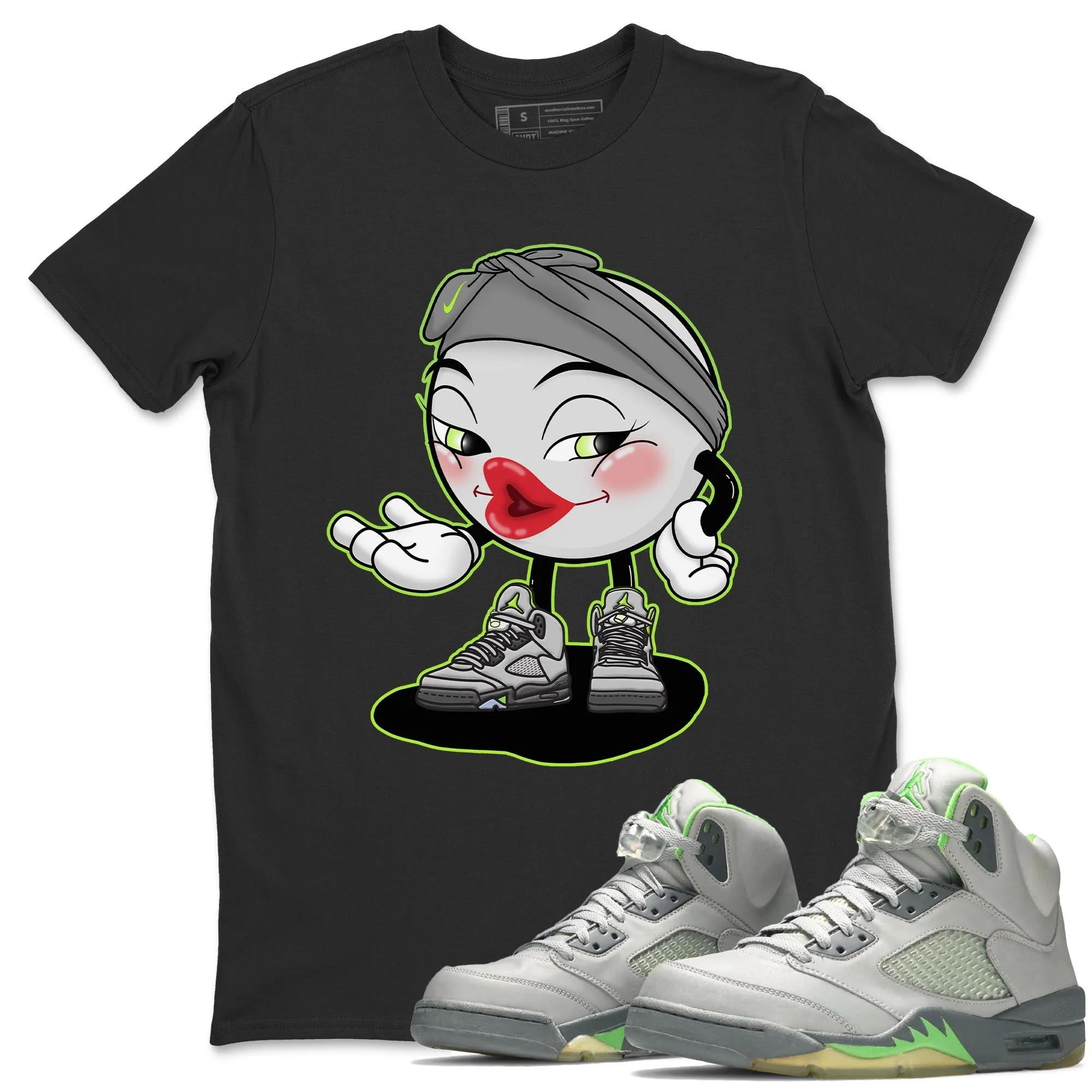 Sexy Chu Unisex Tops - Air Jordan 5 Green Bean