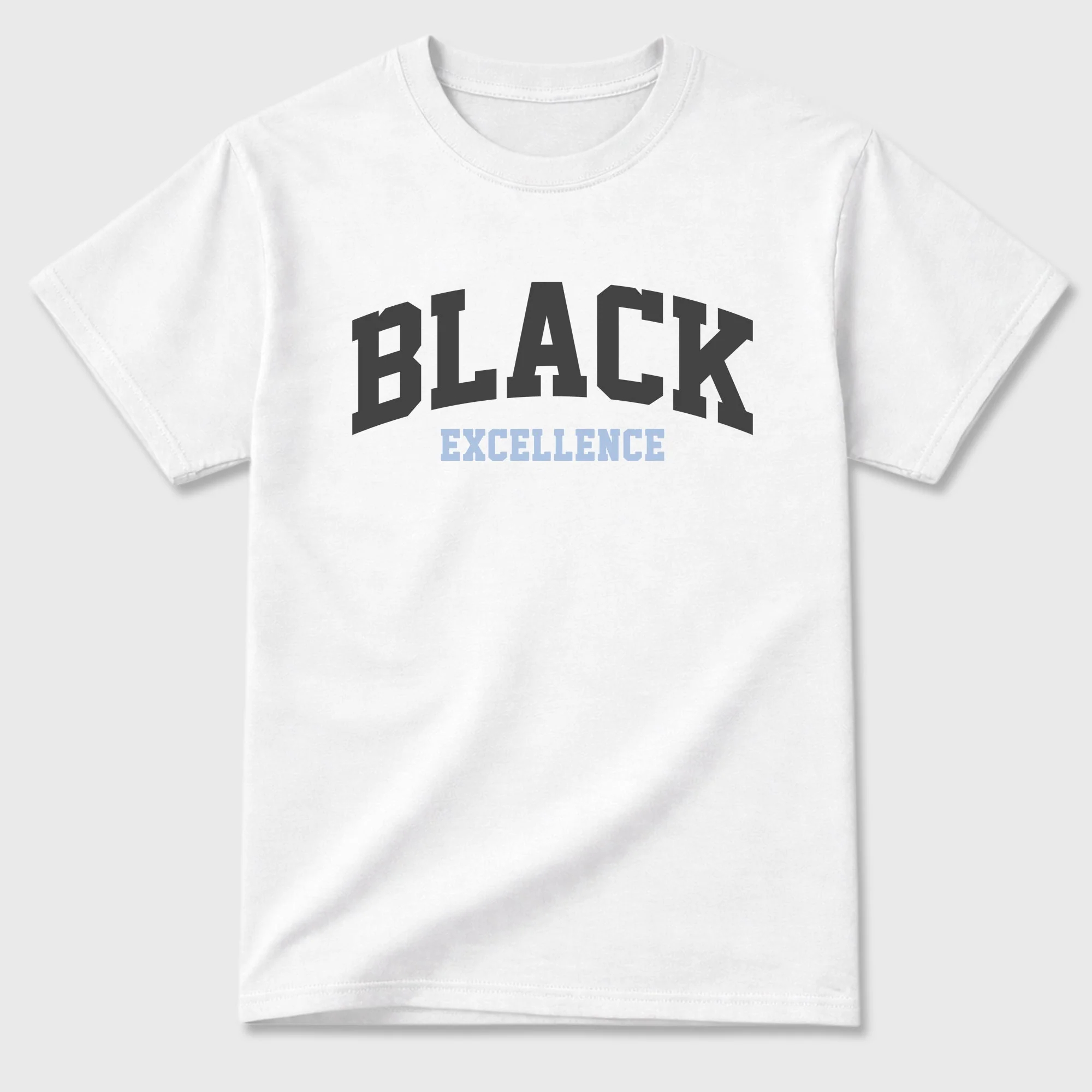 Varsity Black Excellence Sneaker Tees - Air Jordan 5 Wolf Grey