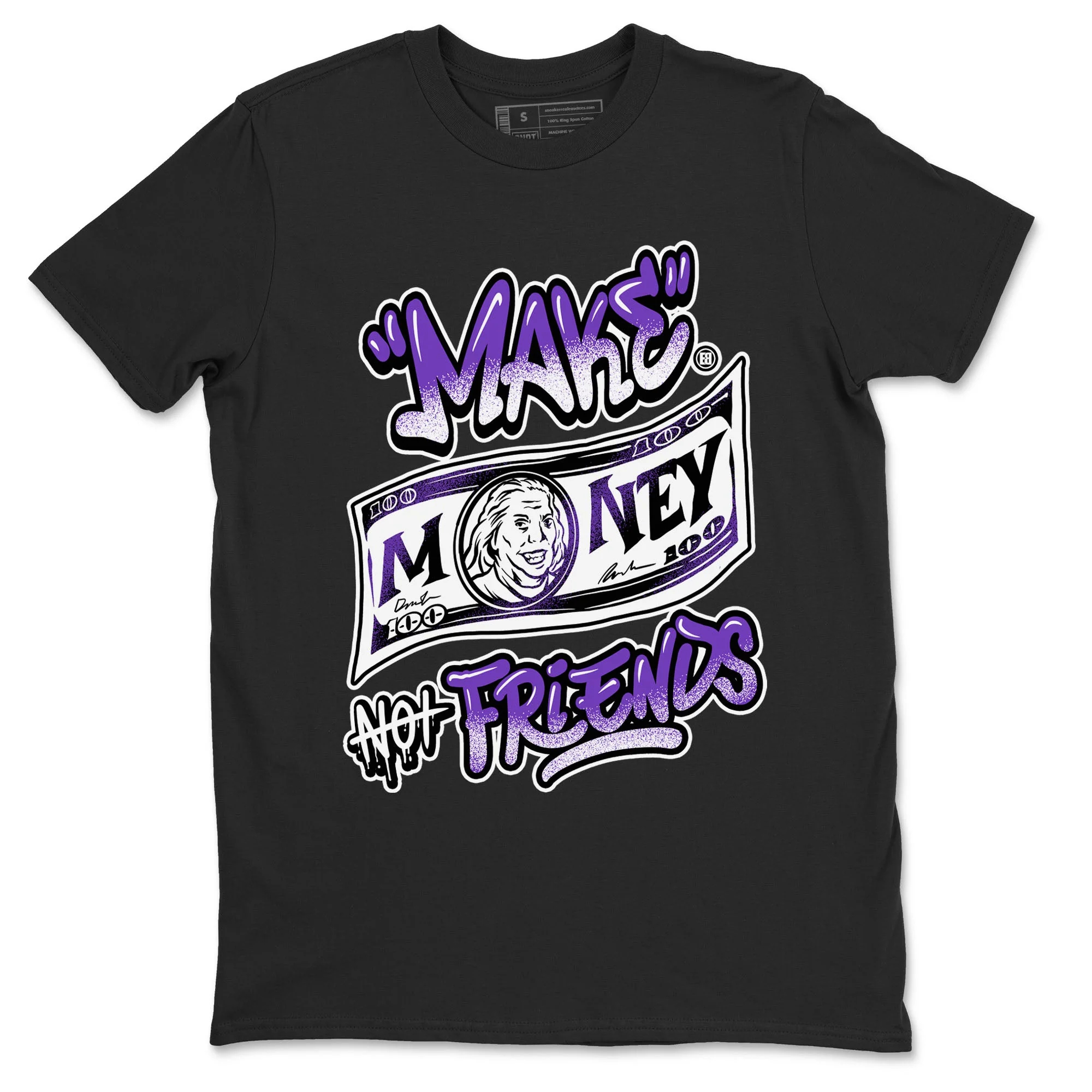 Make Money Not Friends Sneaker Tees - Dunk Low Court Purple