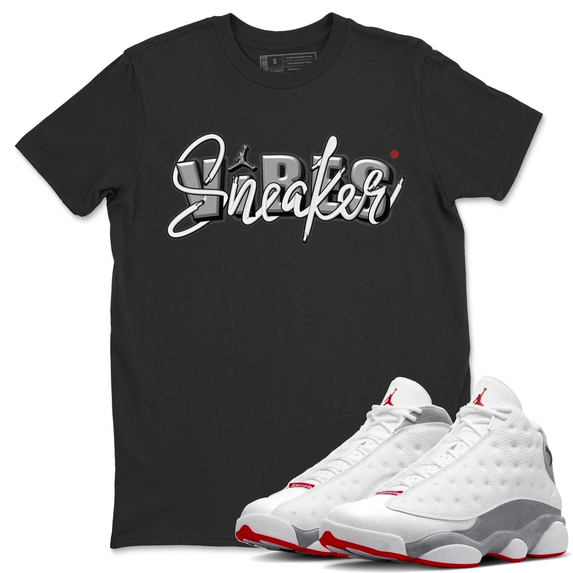 Sneaker Vibes Unisex Tops - Air Jordan 13 Wolf Grey