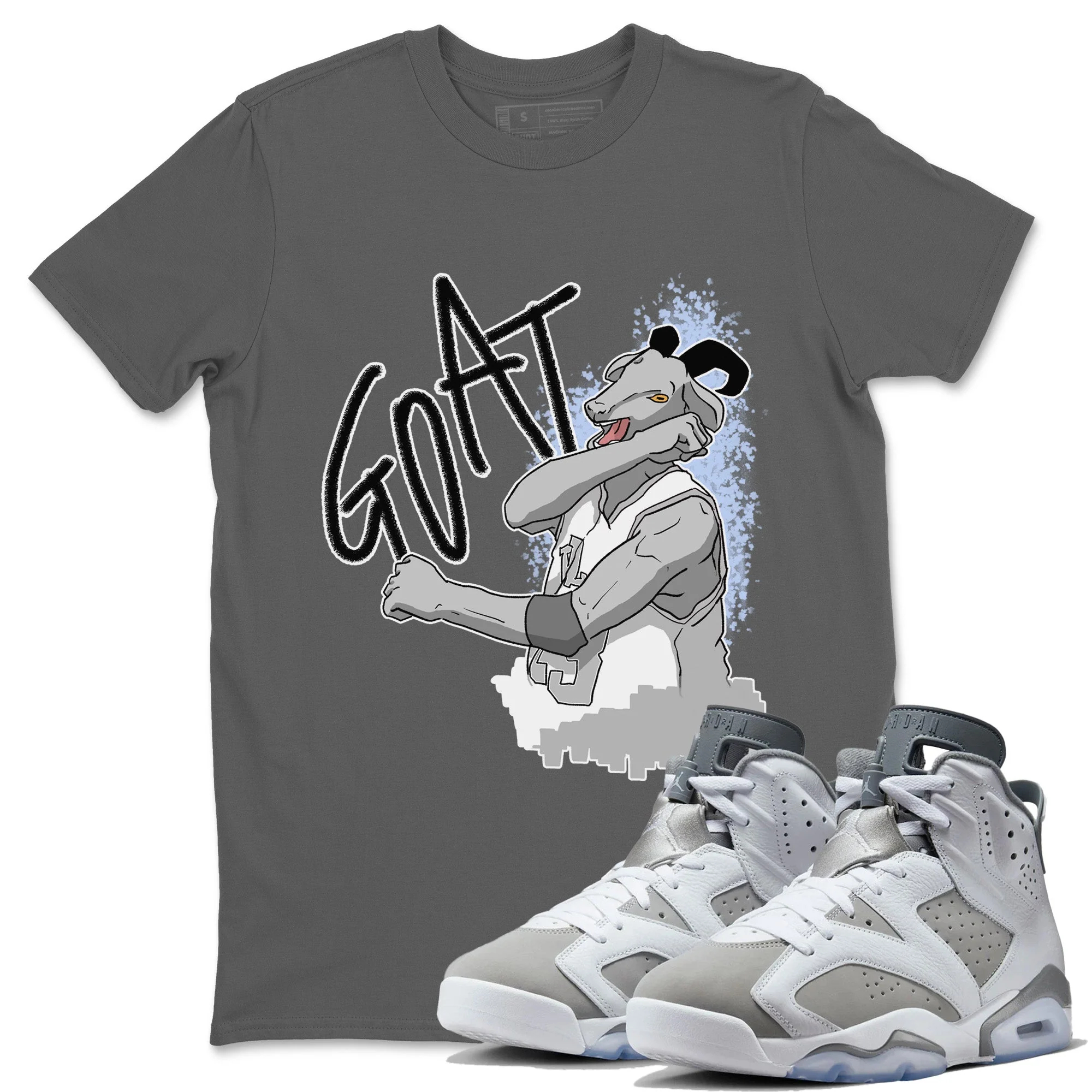 Screaming Goat Unisex Tops - Air Jordan 6 Cool Grey