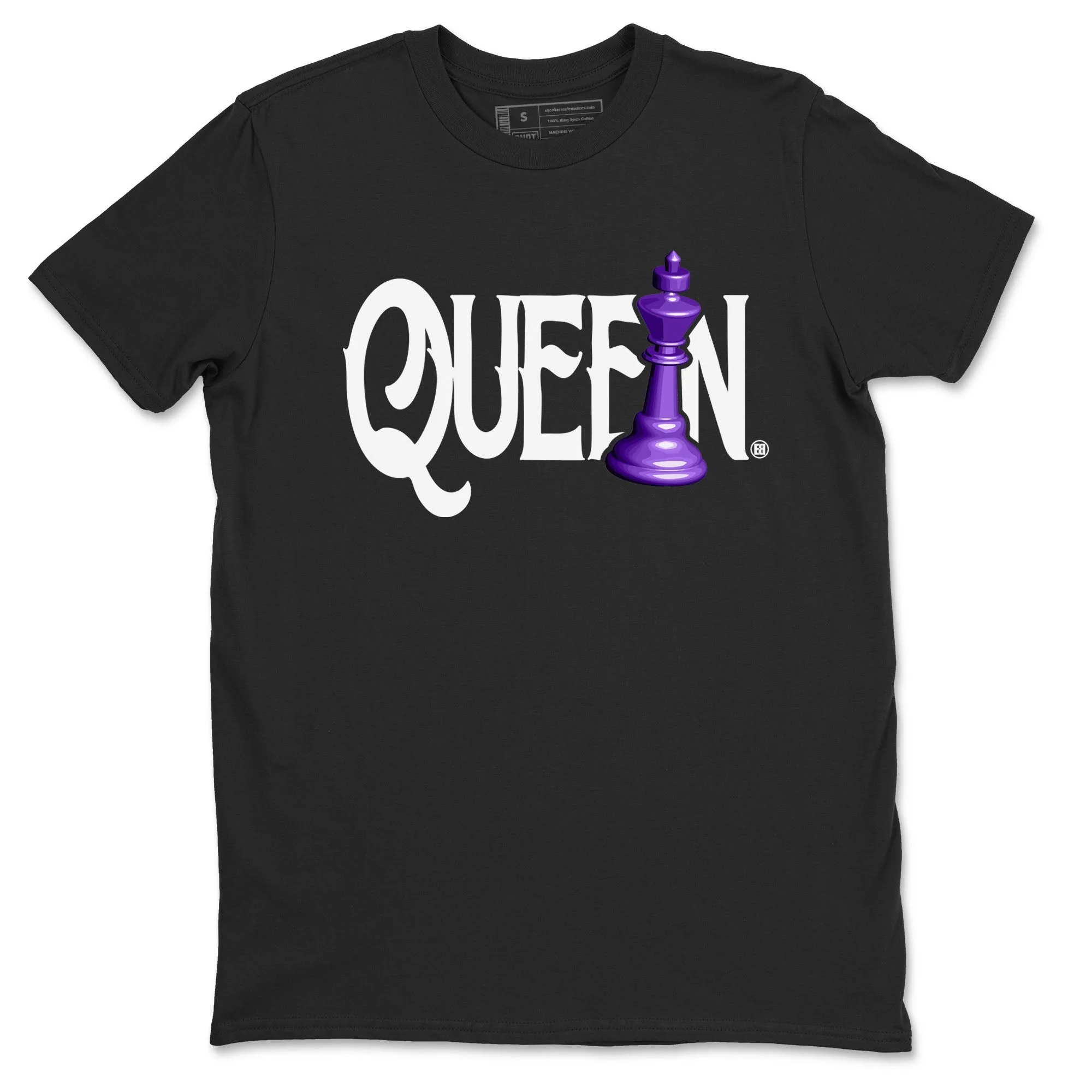 Chess Queen Sneaker Tees - Dunk Low Court Purple