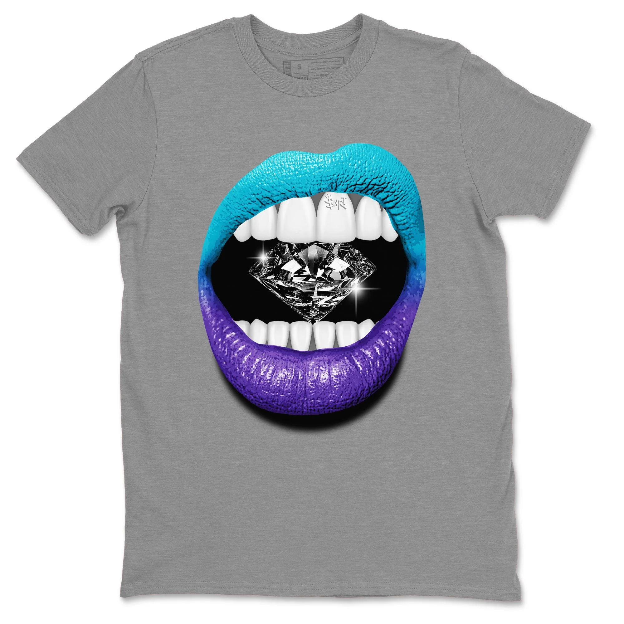 Lips Diamond Unisex Tops - Air Jordan 6 Aqua