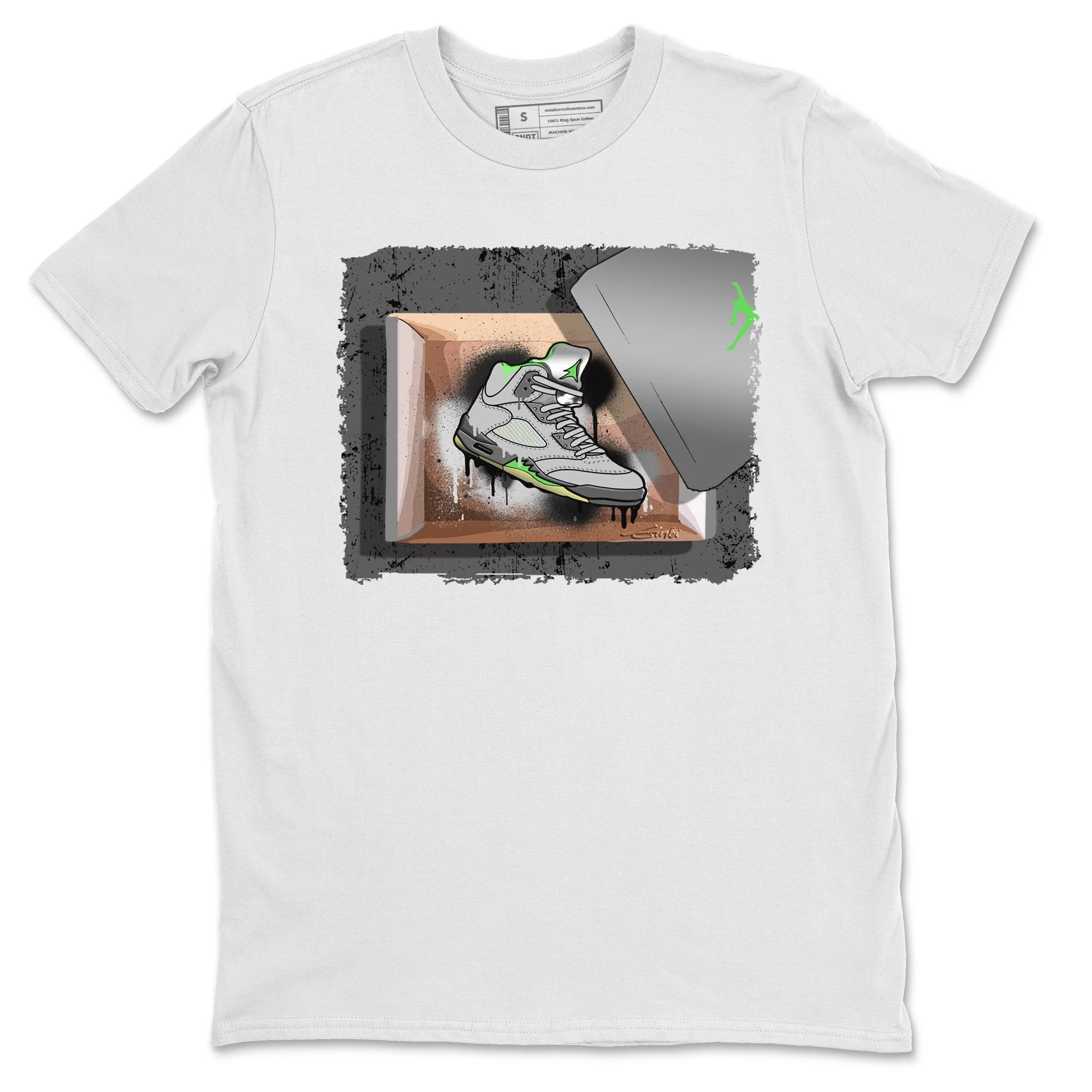 New Kicks Unisex Tops - Air Jordan 5 Green Bean