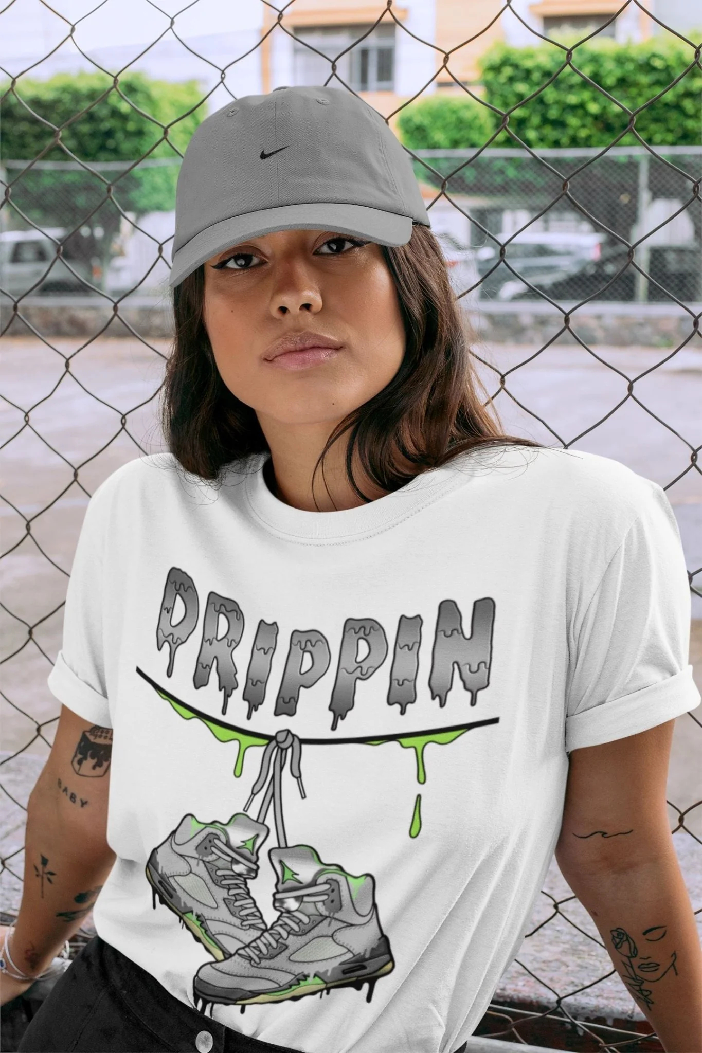 Drippin Unisex Tops - Air Jordan 5 Green Bean