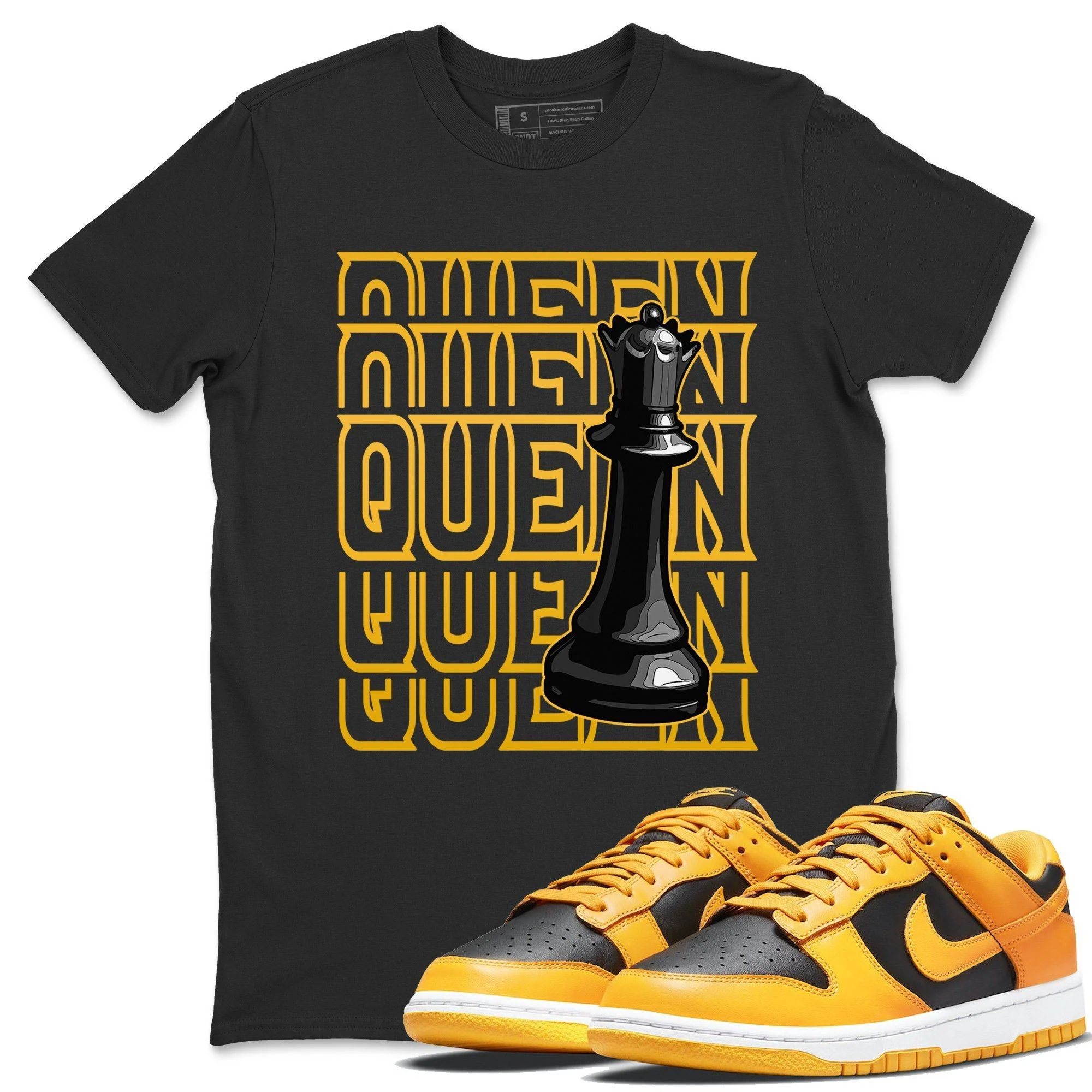 Queen Unisex Tops - Dunk Championship Goldenrod