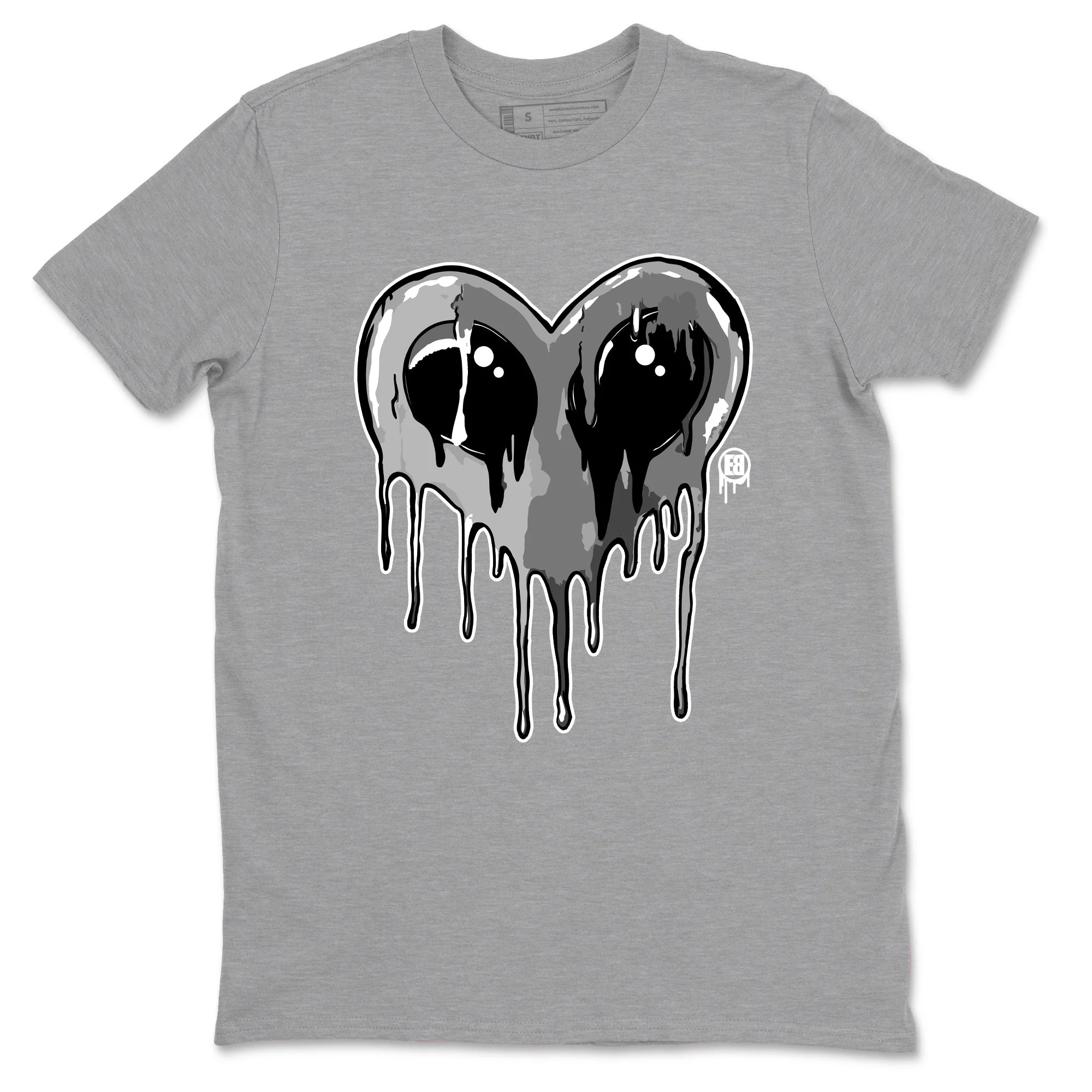 Heart Alien Sneaker Tees - Air Jordan 9 Cool Grey