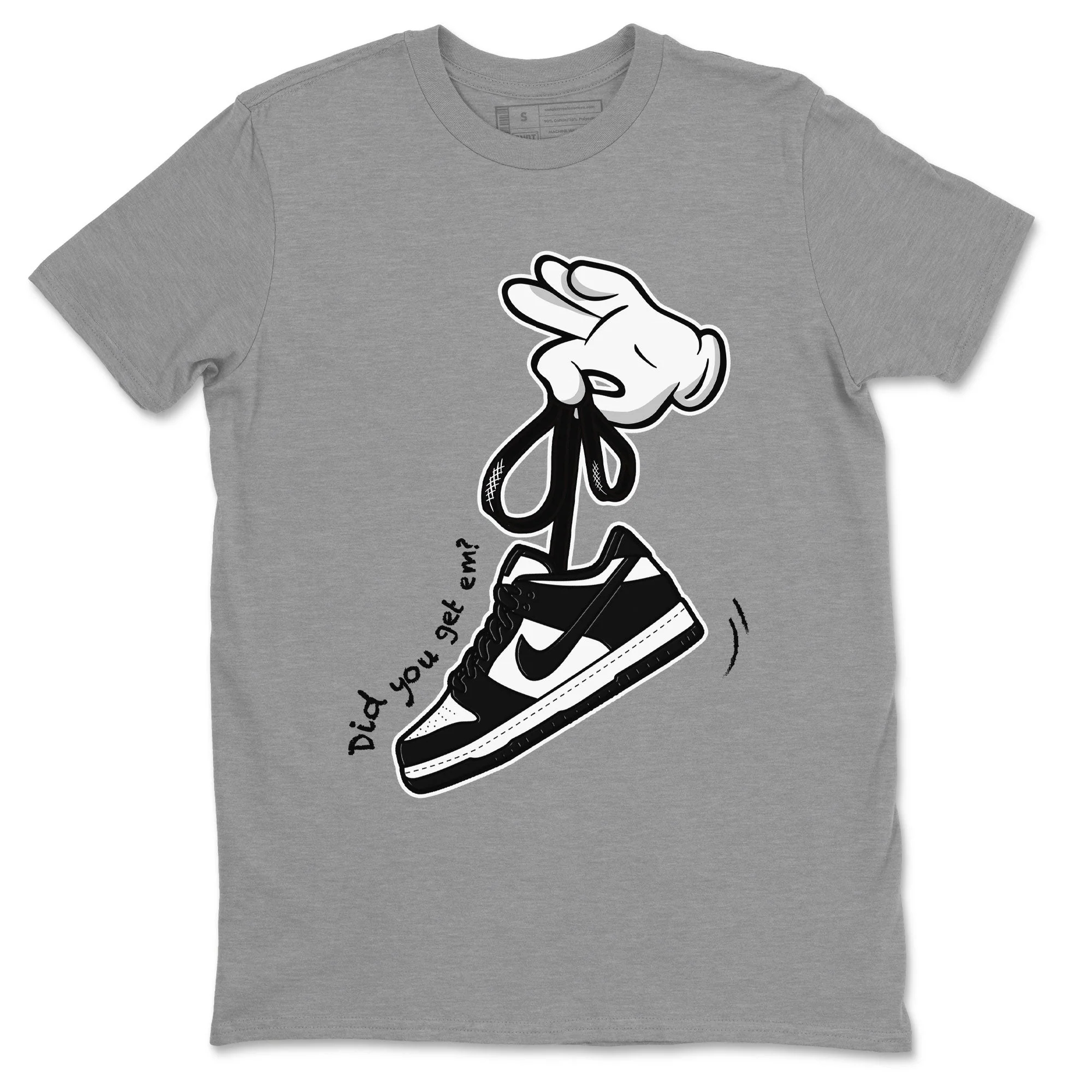 Cartoon Hands SNRT Sneaker Tee - Dunk Panda