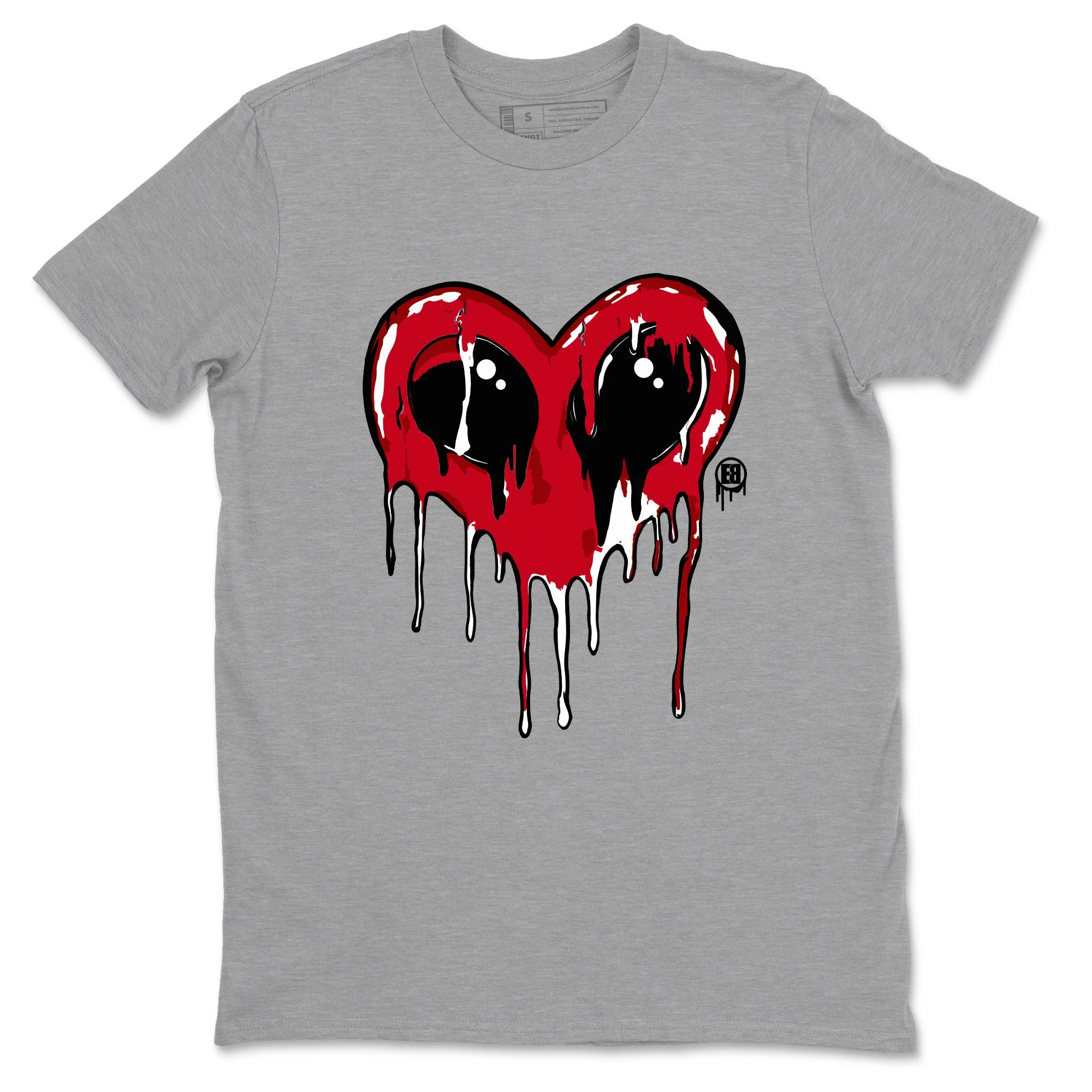 Heart Alien Sneaker Tees - Air Jordan 1 '85 Bred