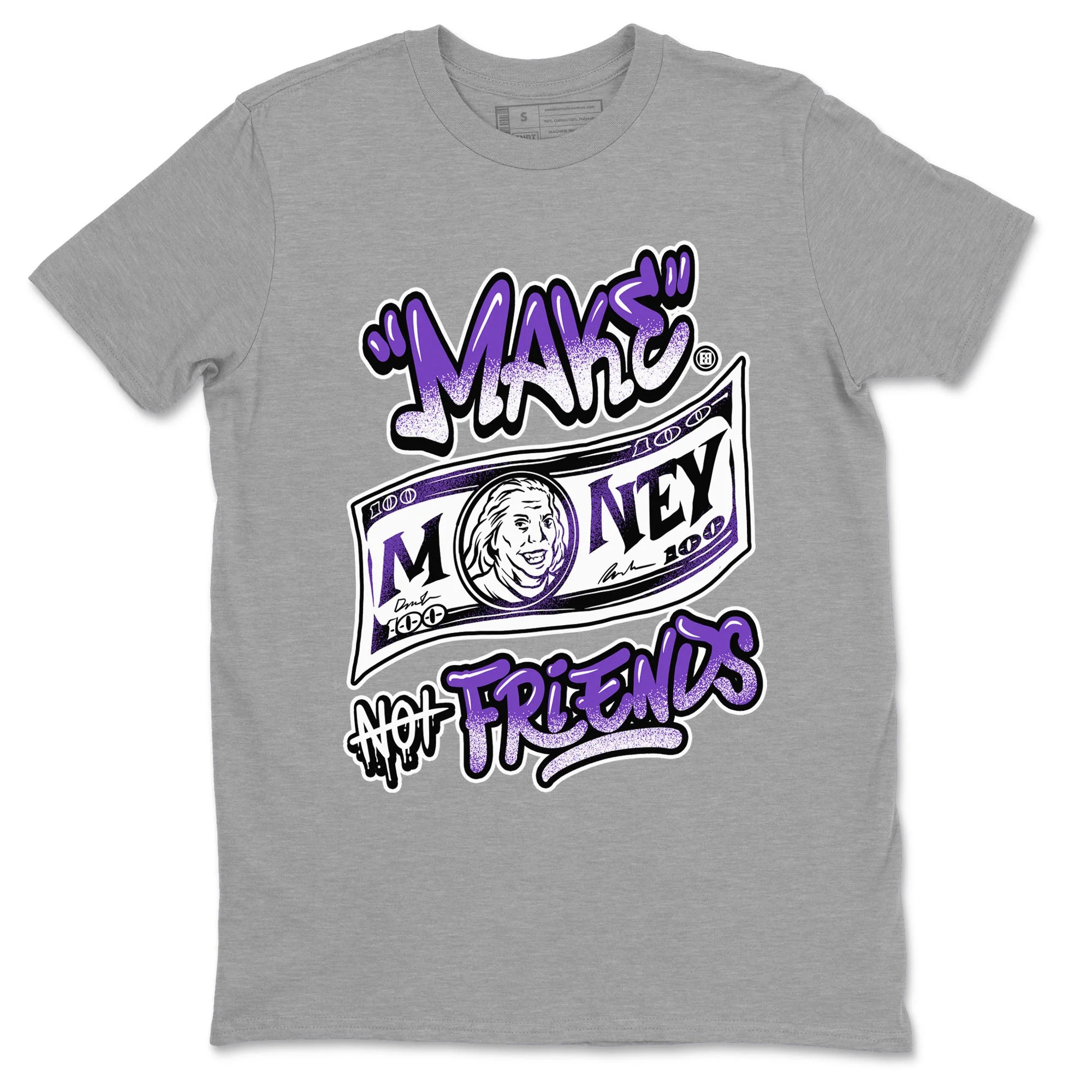 Make Money Not Friends Sneaker Tees - Dunk Low Court Purple