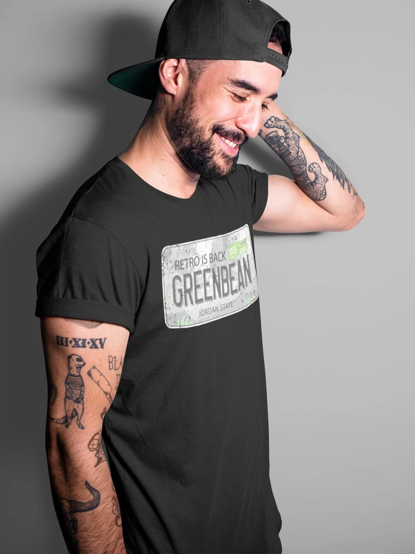 Jordan Plate Unisex Tops - Air Jordan 5 Green Bean