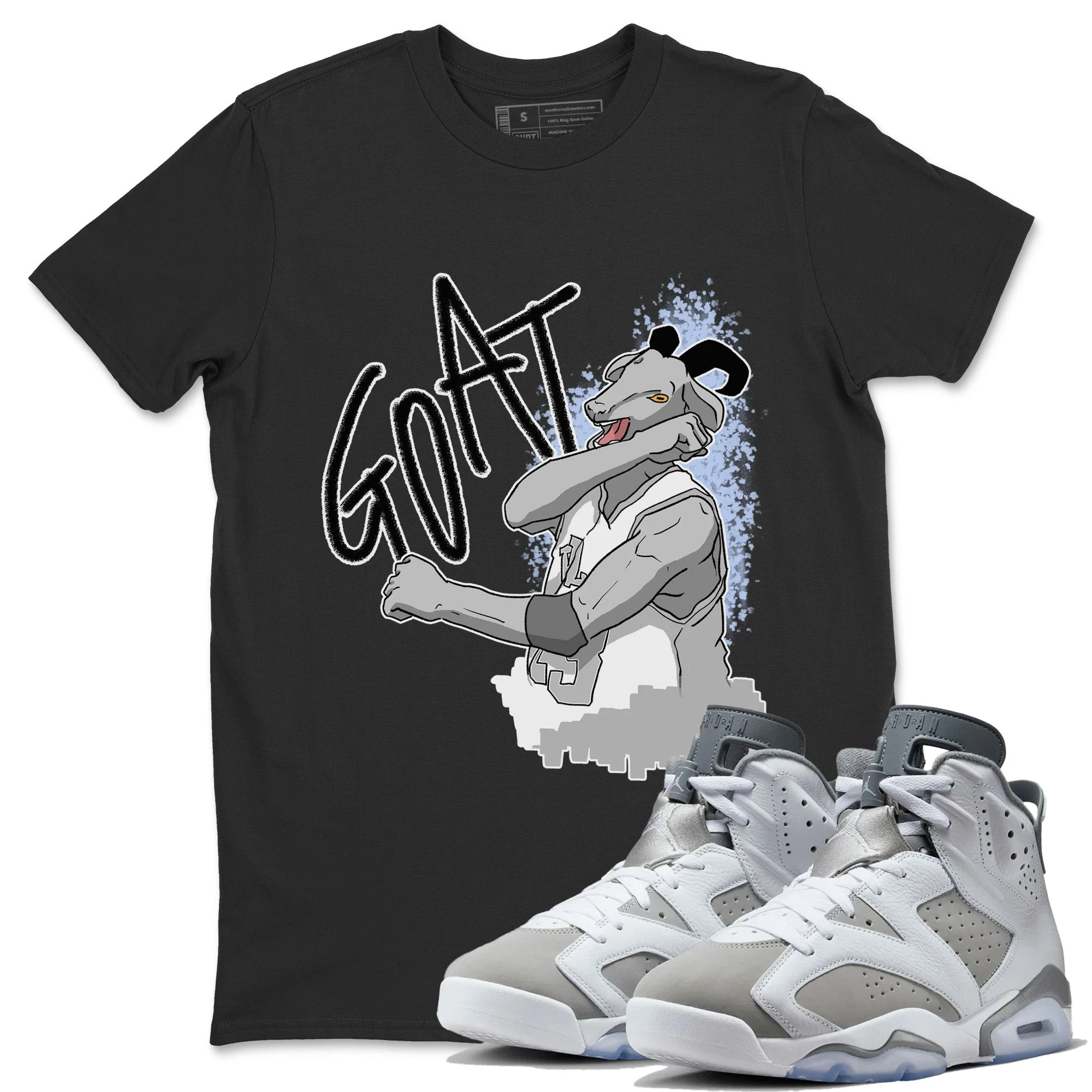 Screaming Goat Unisex Tops - Air Jordan 6 Cool Grey