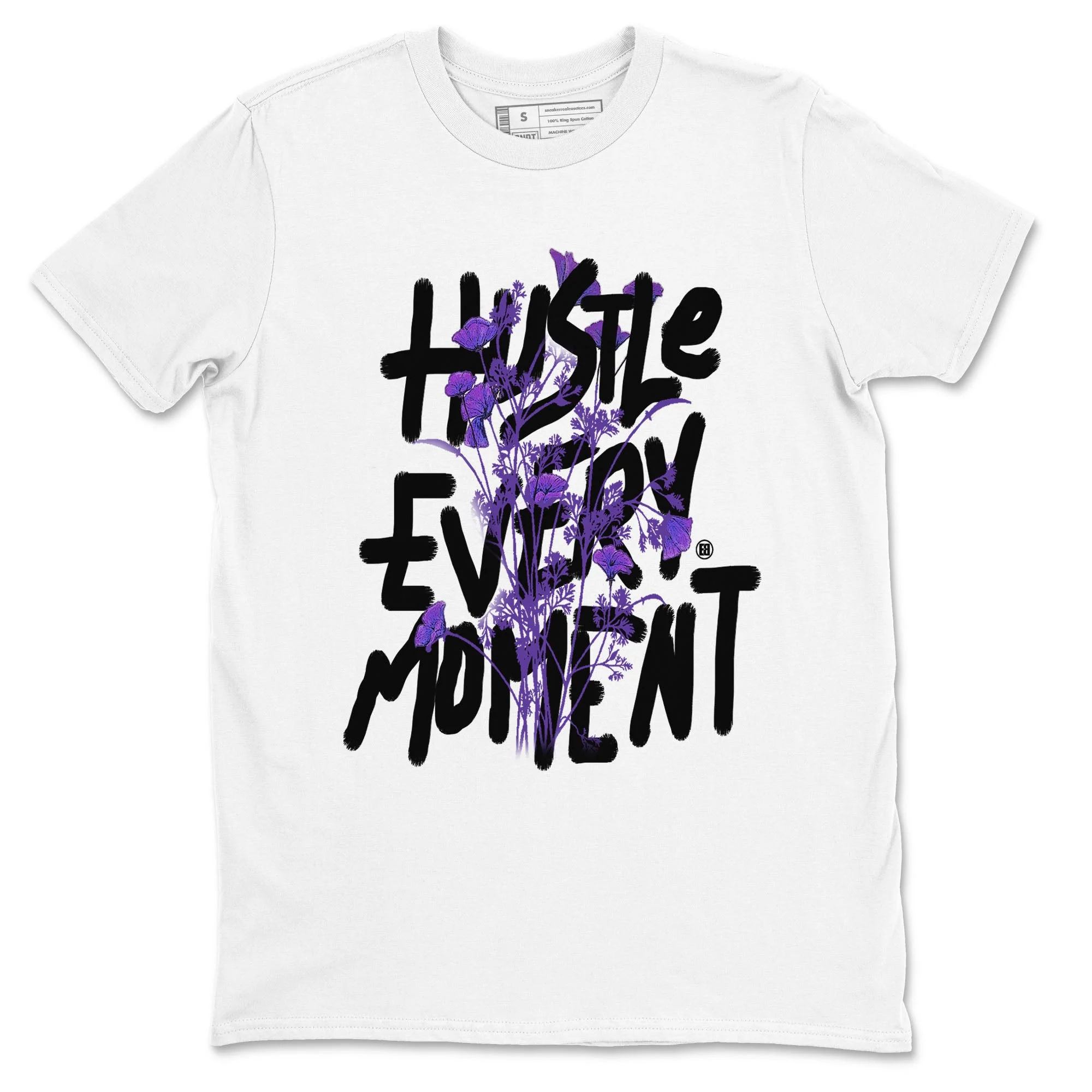 Hustle Every Moment Sneaker Tees - Dunk Low Court Purple