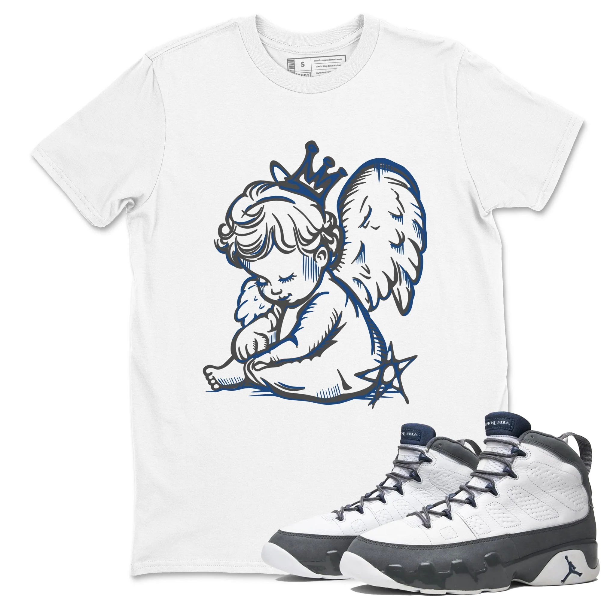 Neon Angel Sneaker Tees - Air Jordan 9 Flint Grey