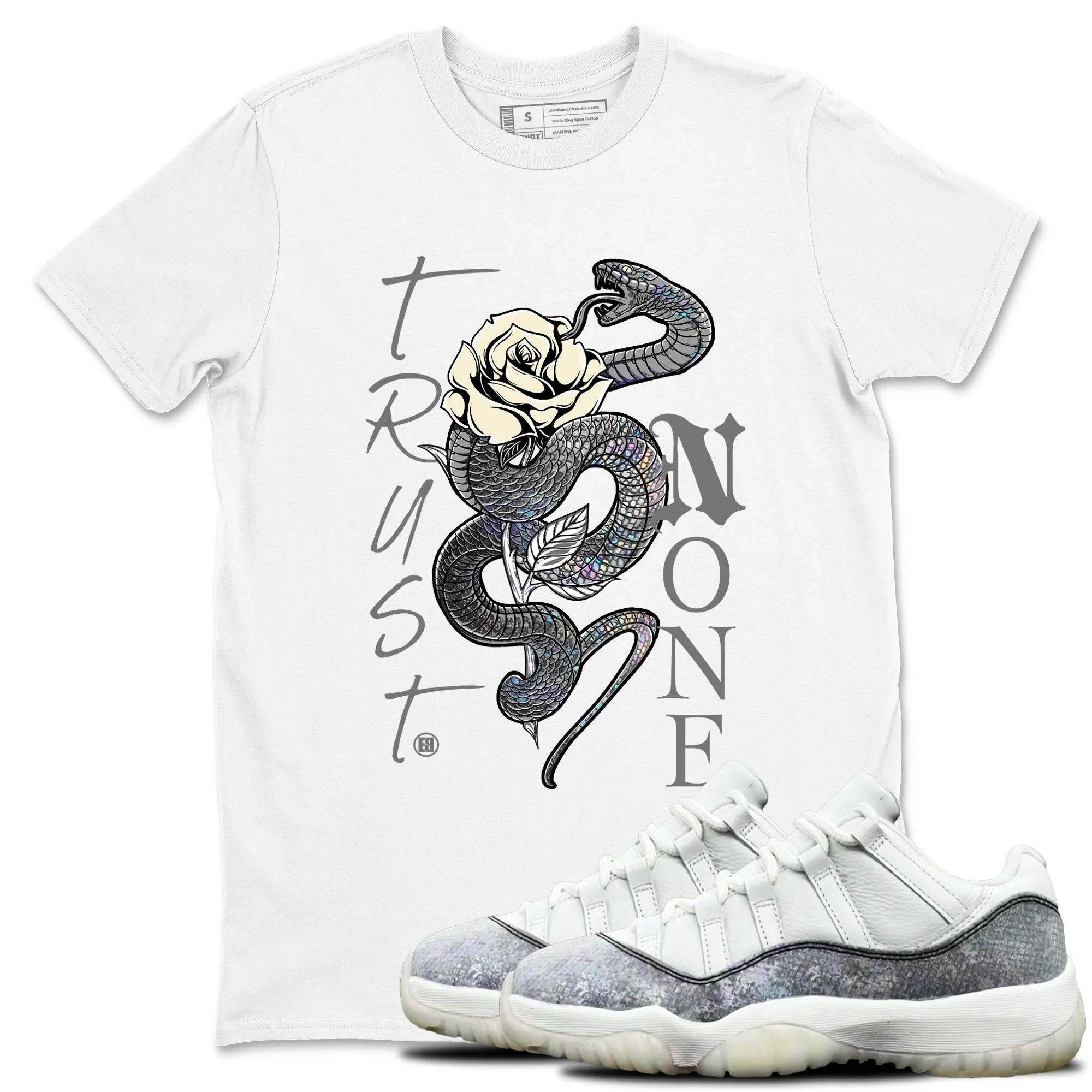 Trust None Sneaker Tees - Air Jordan 11 Year Of The Snake