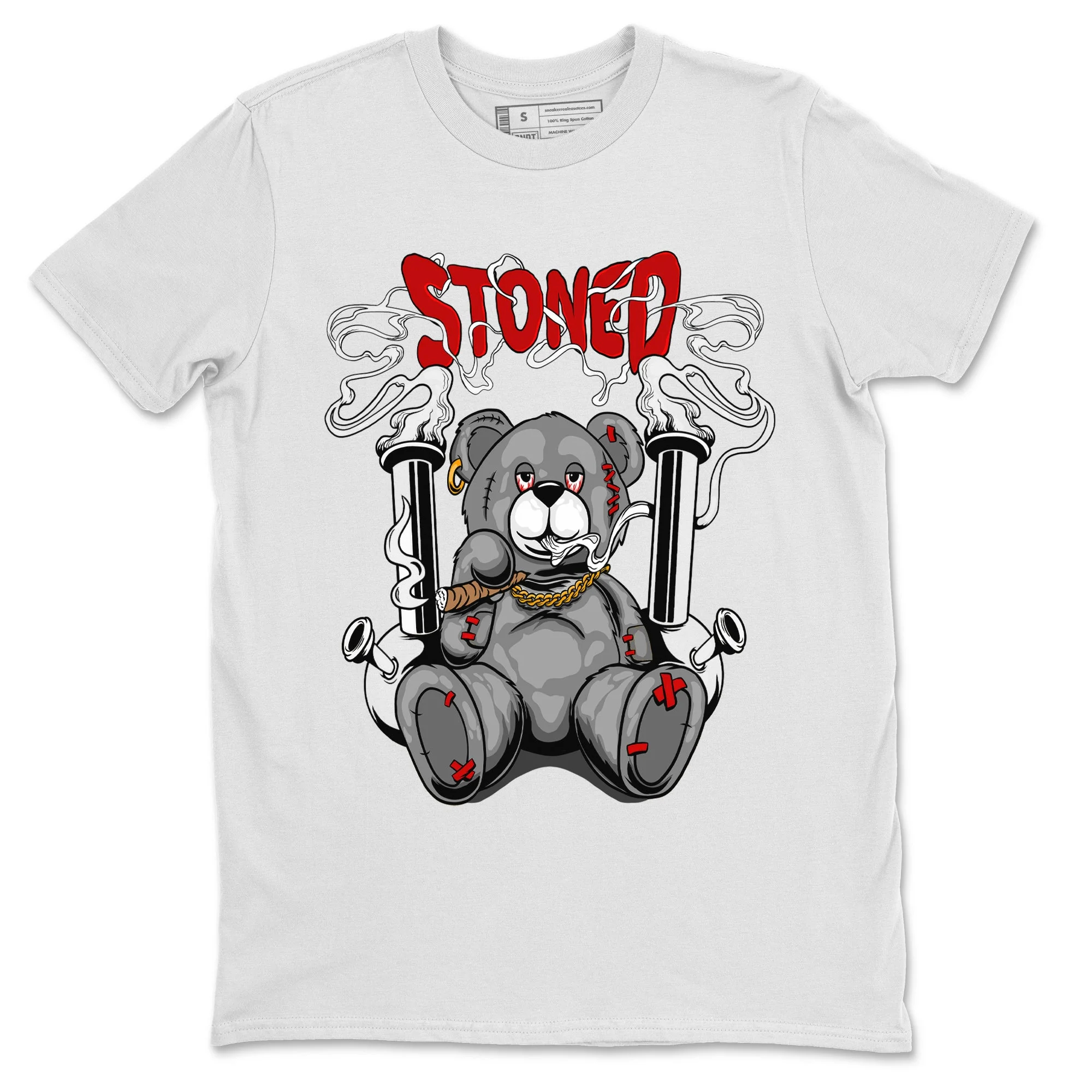 Stoned Bear Unisex Tops - Air Jordan 13 Wolf Grey