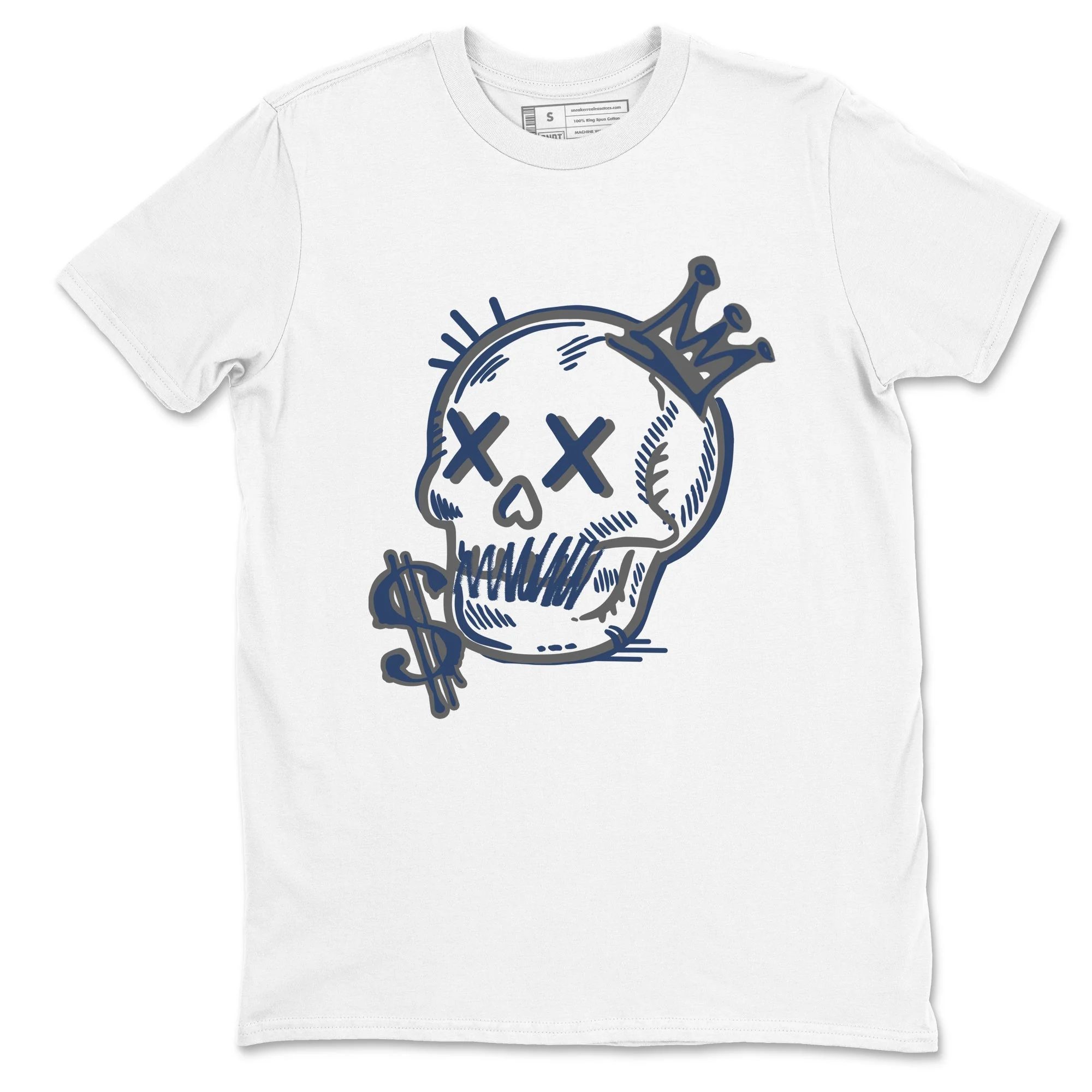 Neon Skull Sneaker Tees - Air Jordan 9 Flint Grey