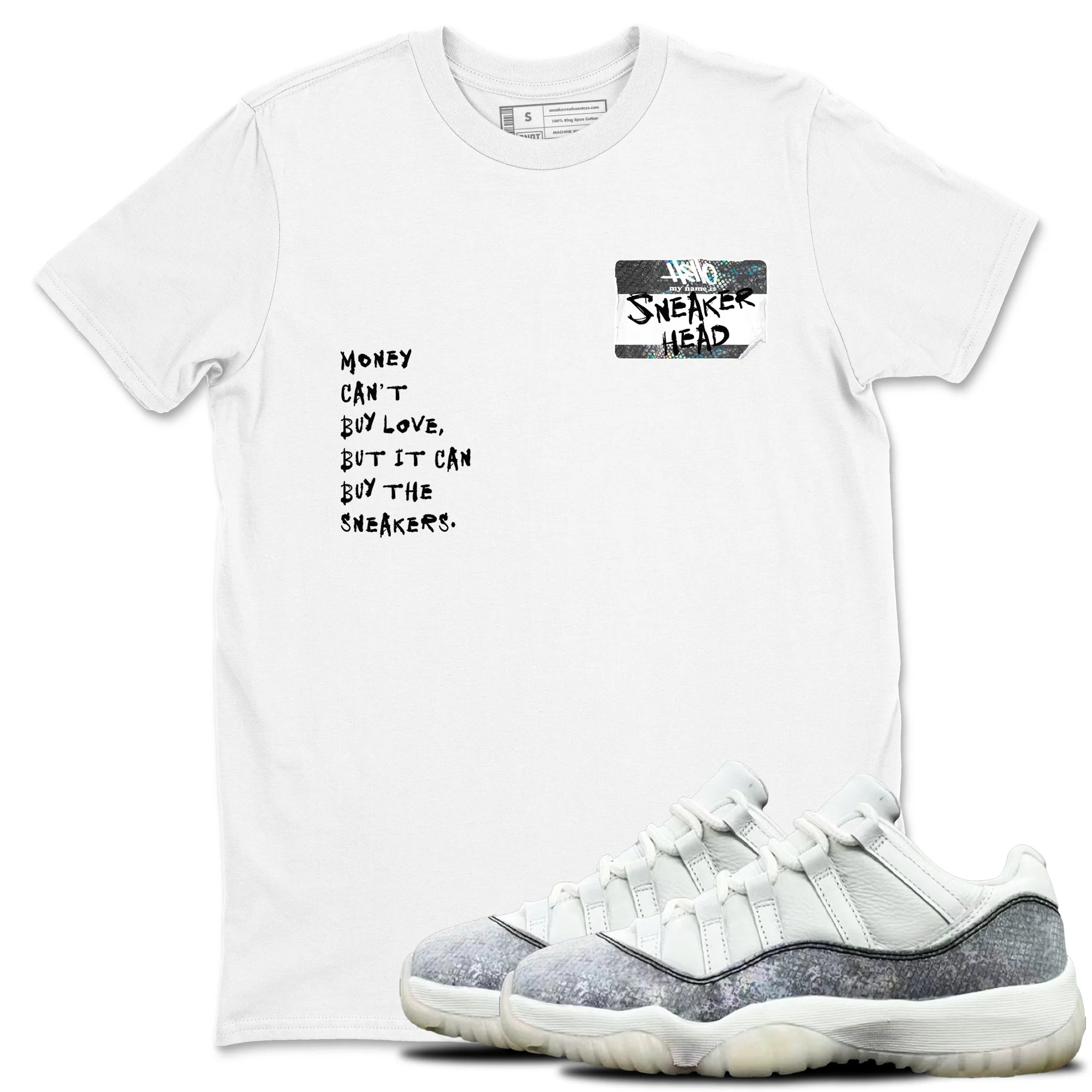 Sneakerhead Badge Sneaker Tees - Air Jordan 11 Year Of The Snake