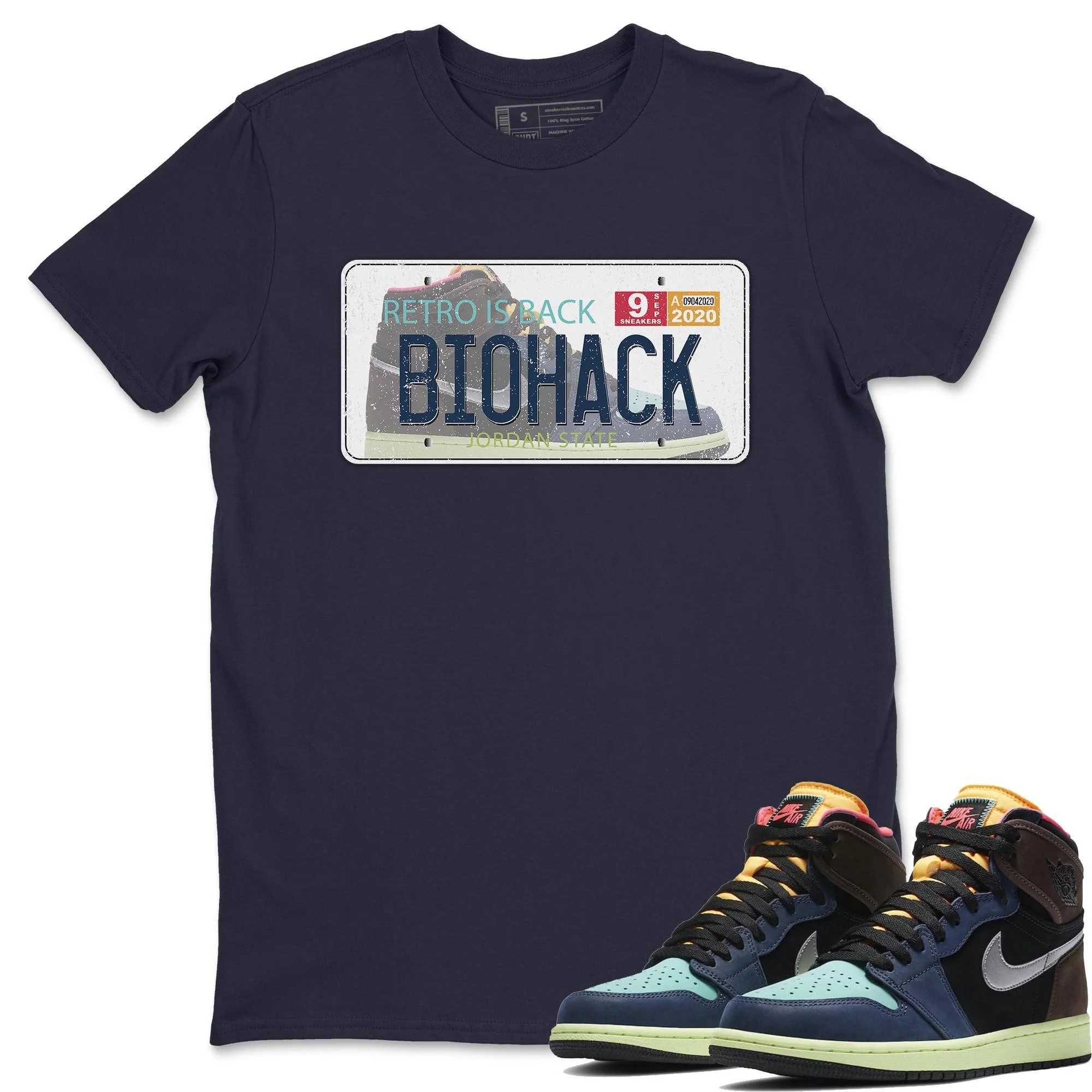 Air Jordan Plate Unisex Tops - Air Jordan 1 Bio Hack