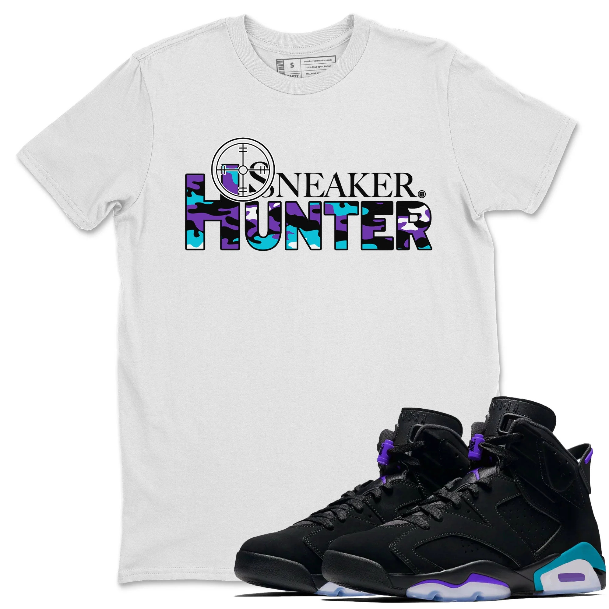 Sneaker Hunter SNRT Sneaker Tee - Air Jordan 6 Aqua