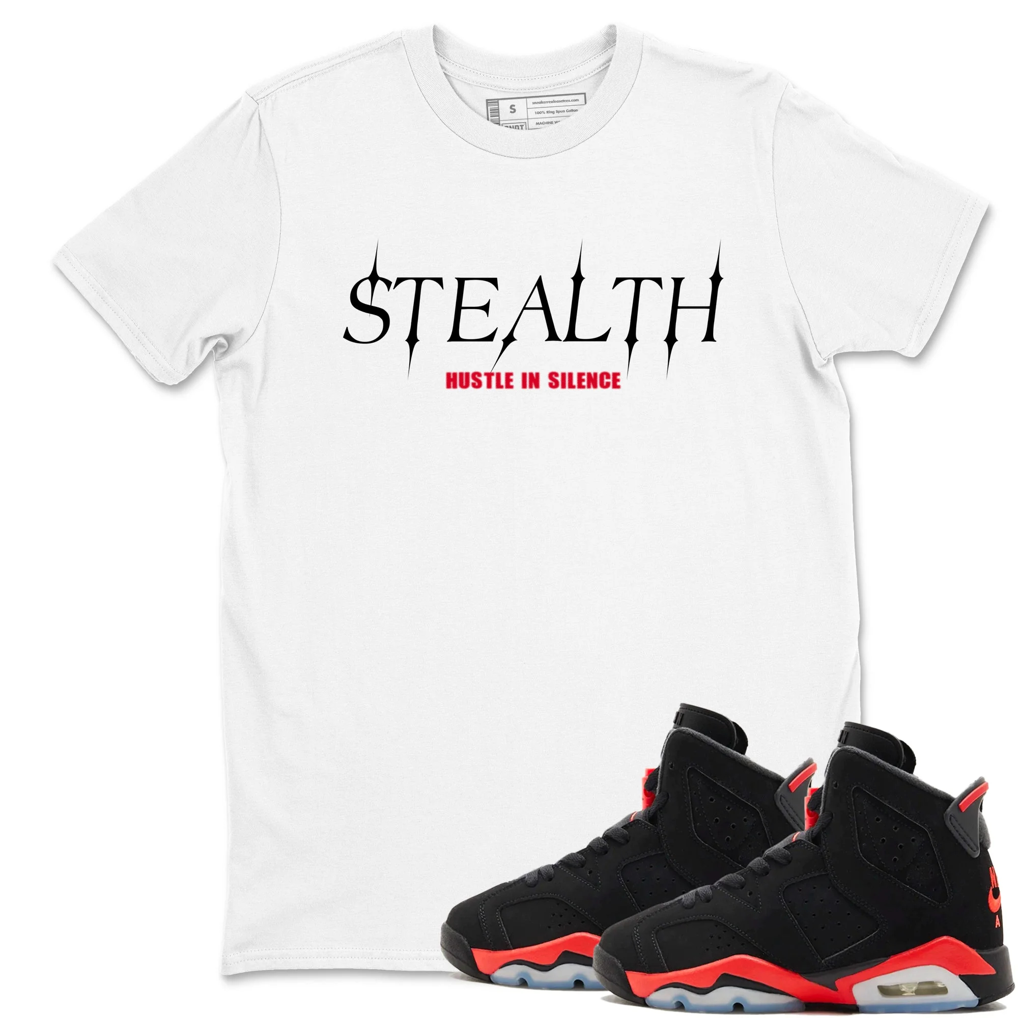Stealth Sneaker Tees - Air Jordan 6 Reverse Infrared