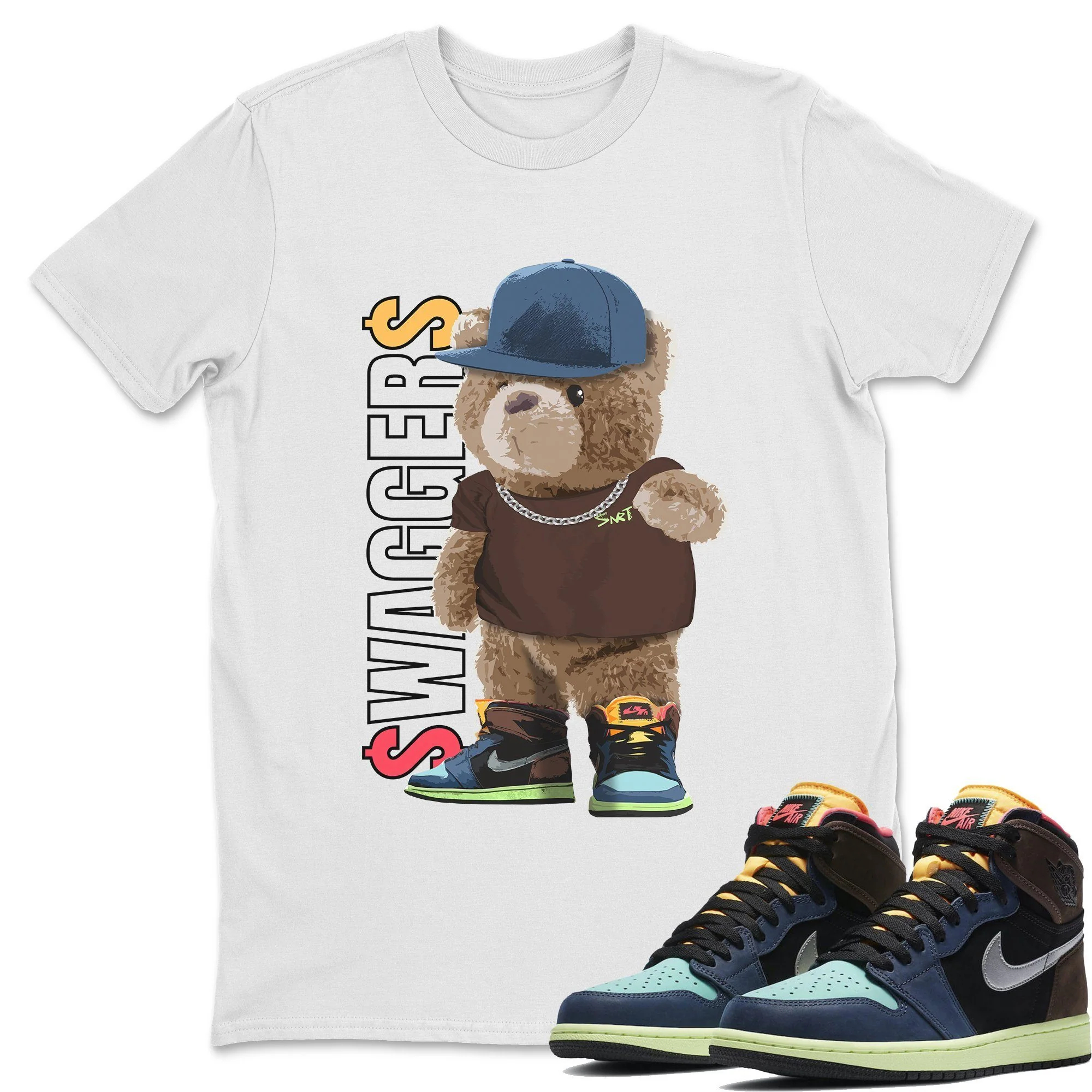 Bear Swaggers Unisex Tops - Air Jordan 1 Bio Hack