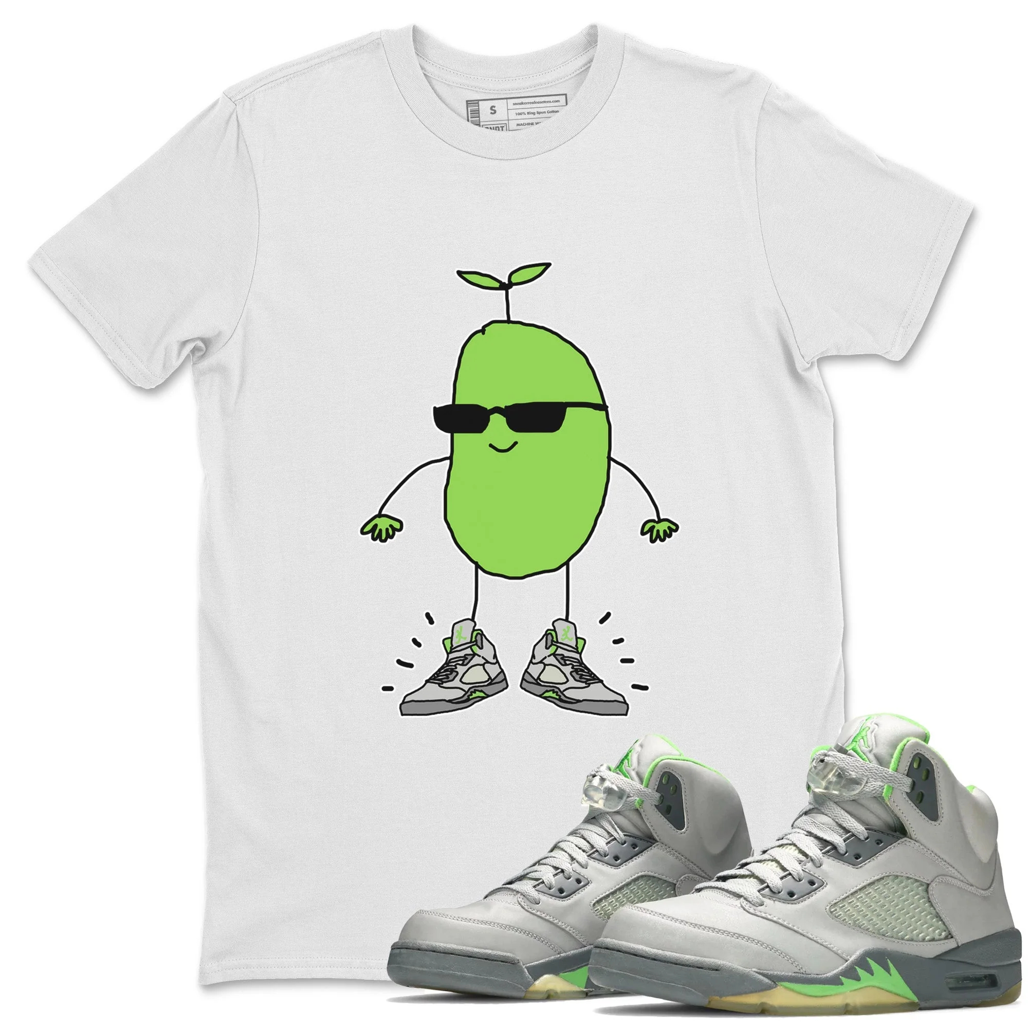 Cool Beans Unisex Tops - Air Jordan 5 Green Bean
