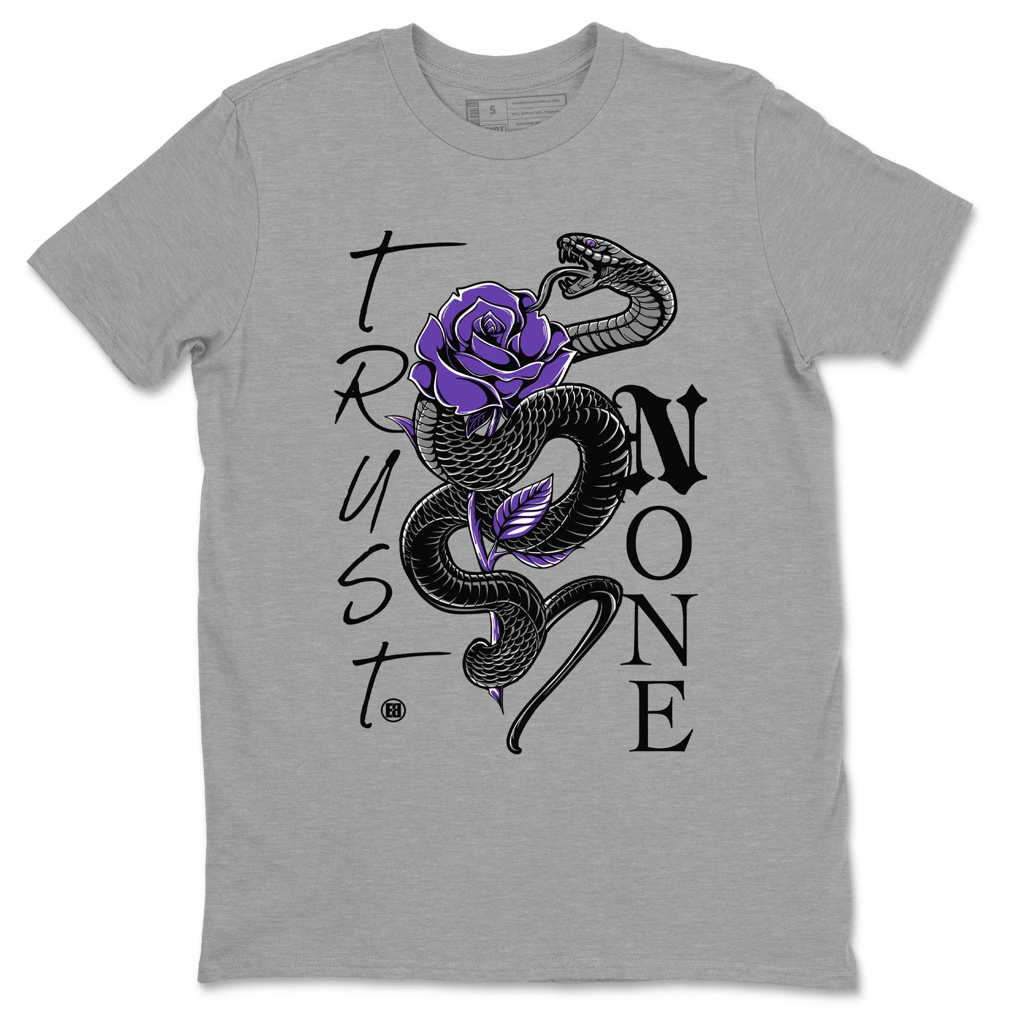 Trust None Sneaker Tees - Dunk Low Court Purple