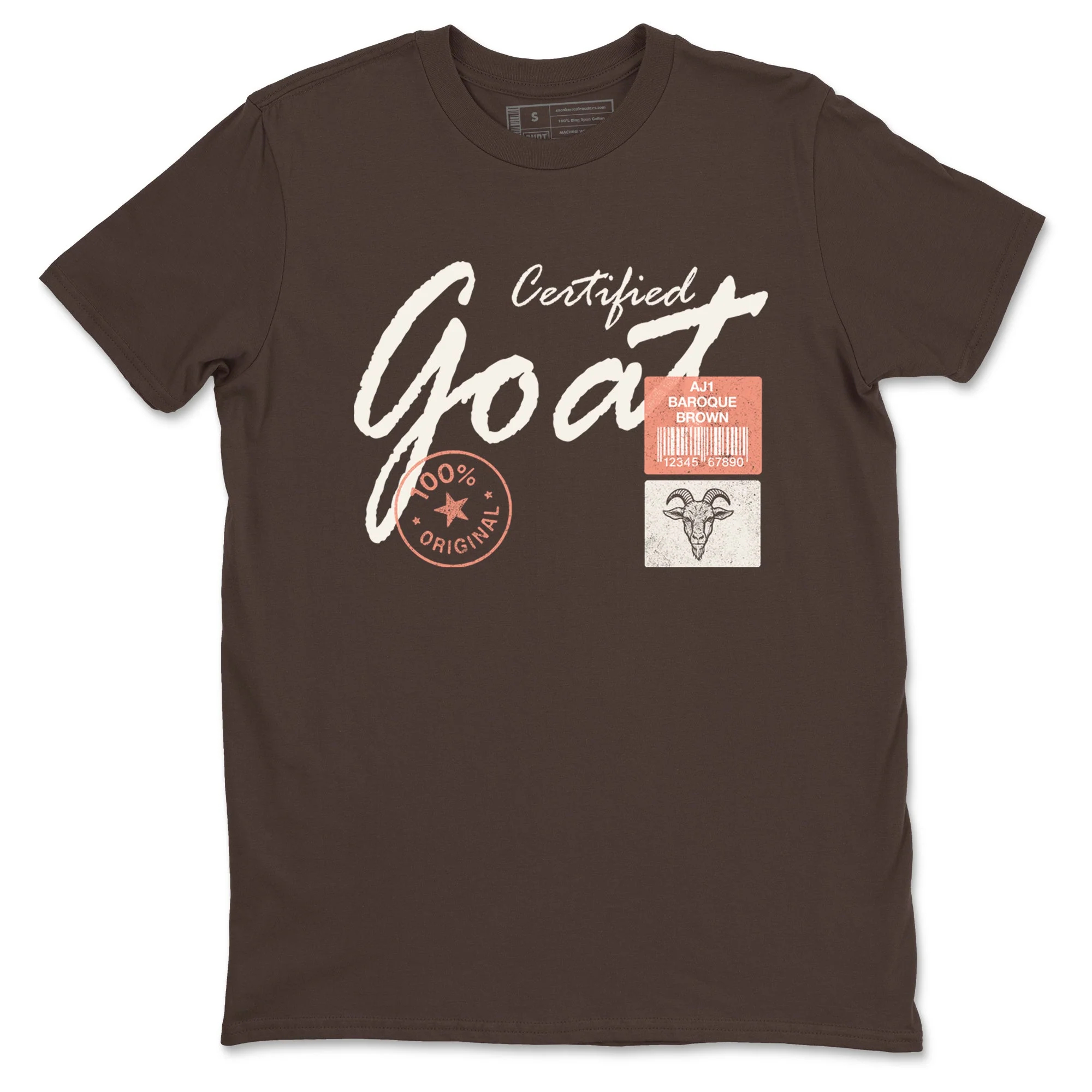 Certified Goat Sneaker Tees - Air Jordan 1 Baroque Brown