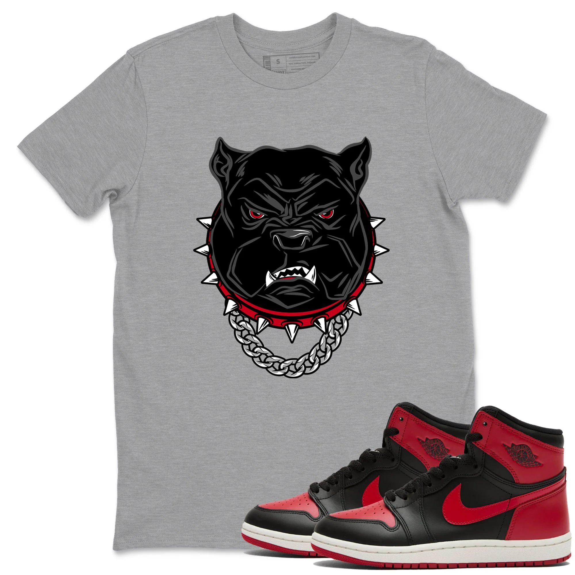 Angry Bulldog Sneaker Tees - Air Jordan 1 '85 Bred
