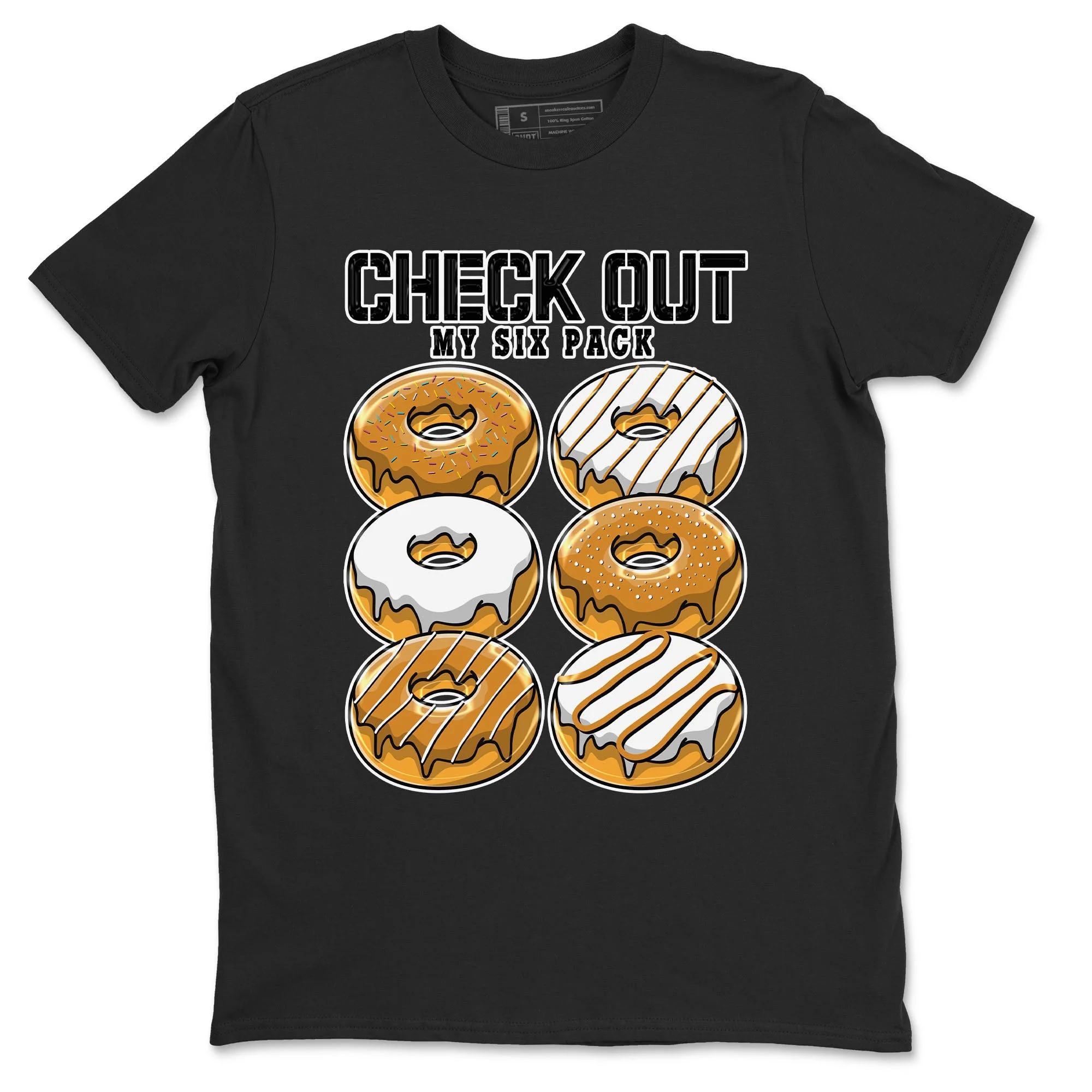 Check Out My Six Pack Sneaker Tees - Dunk Dark Curry