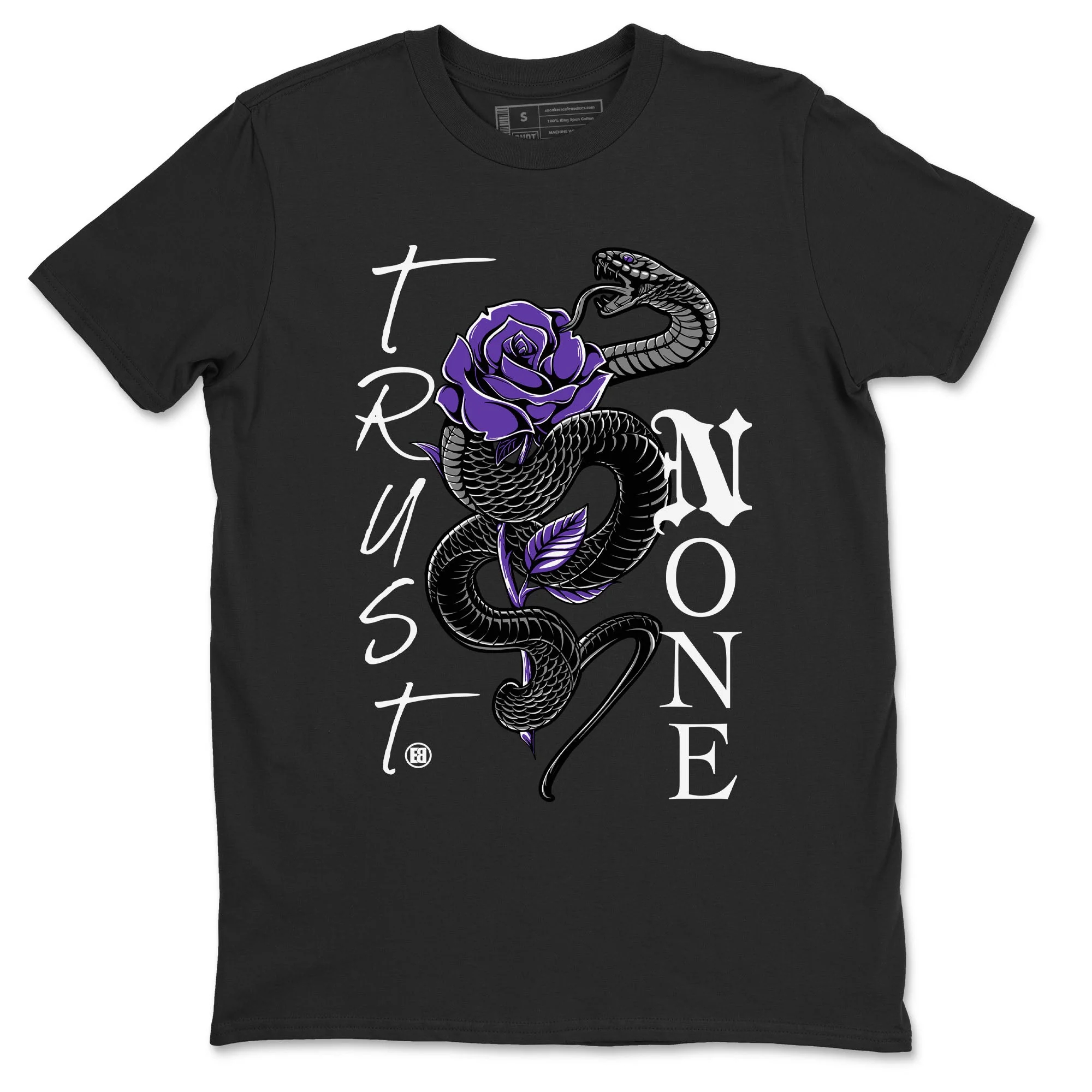 Trust None Sneaker Tees - Dunk Low Court Purple