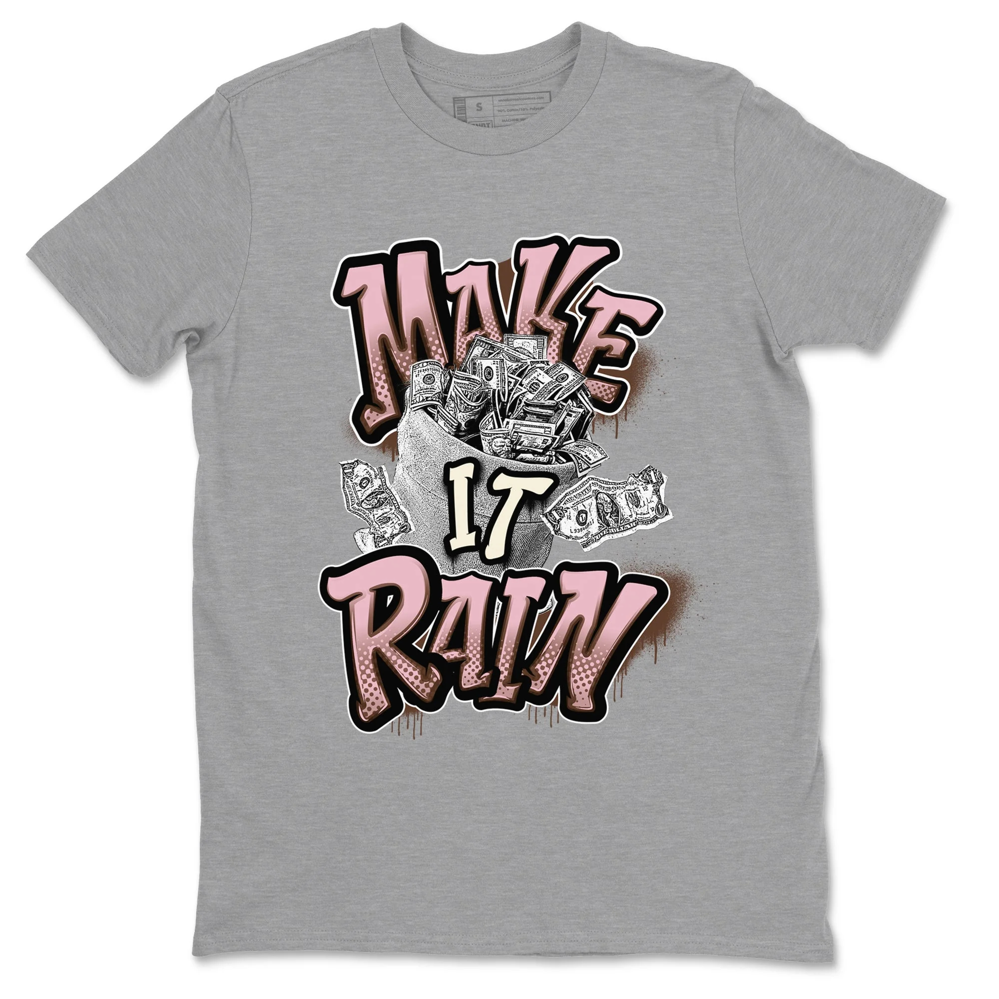 Make It Rain Money Sneaker Tees - Dunk Cacao Wow And Pink Foam