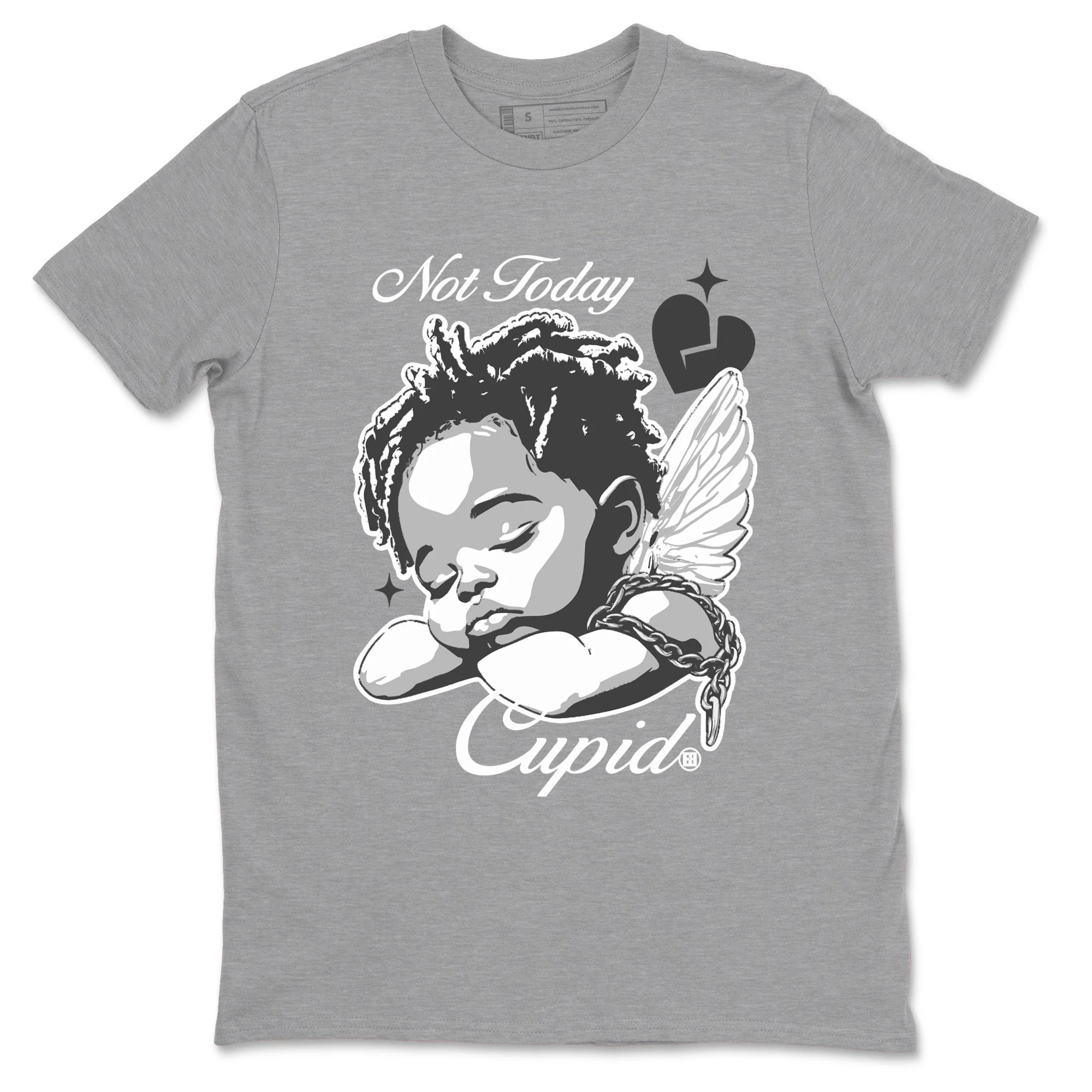 Not Today Cupid Sneaker Tees - Air Jordan 9 Cool Grey
